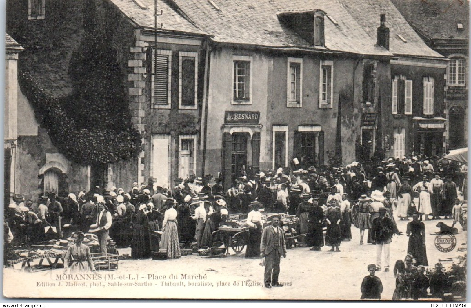 49 MORANNES - La Place Du Marche  - Sonstige & Ohne Zuordnung