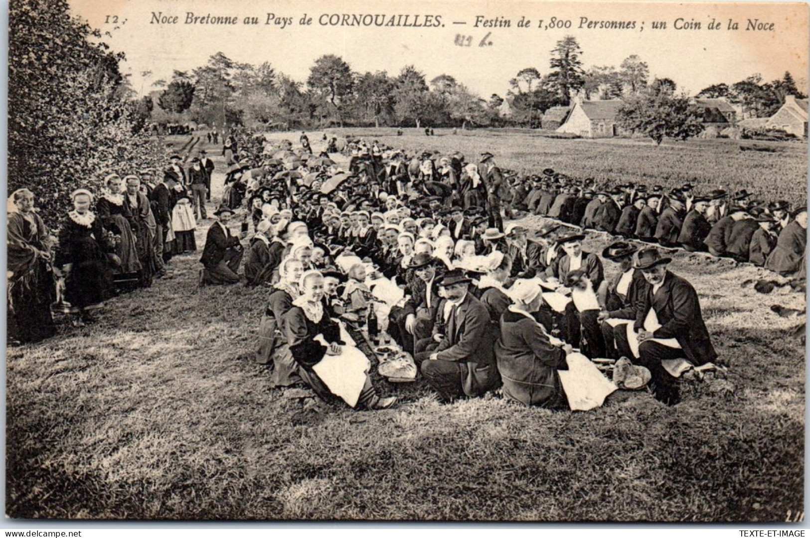 29 Noce En Cornouaille, Un Coin De La Noce De 1800 Personnes  - Altri & Non Classificati