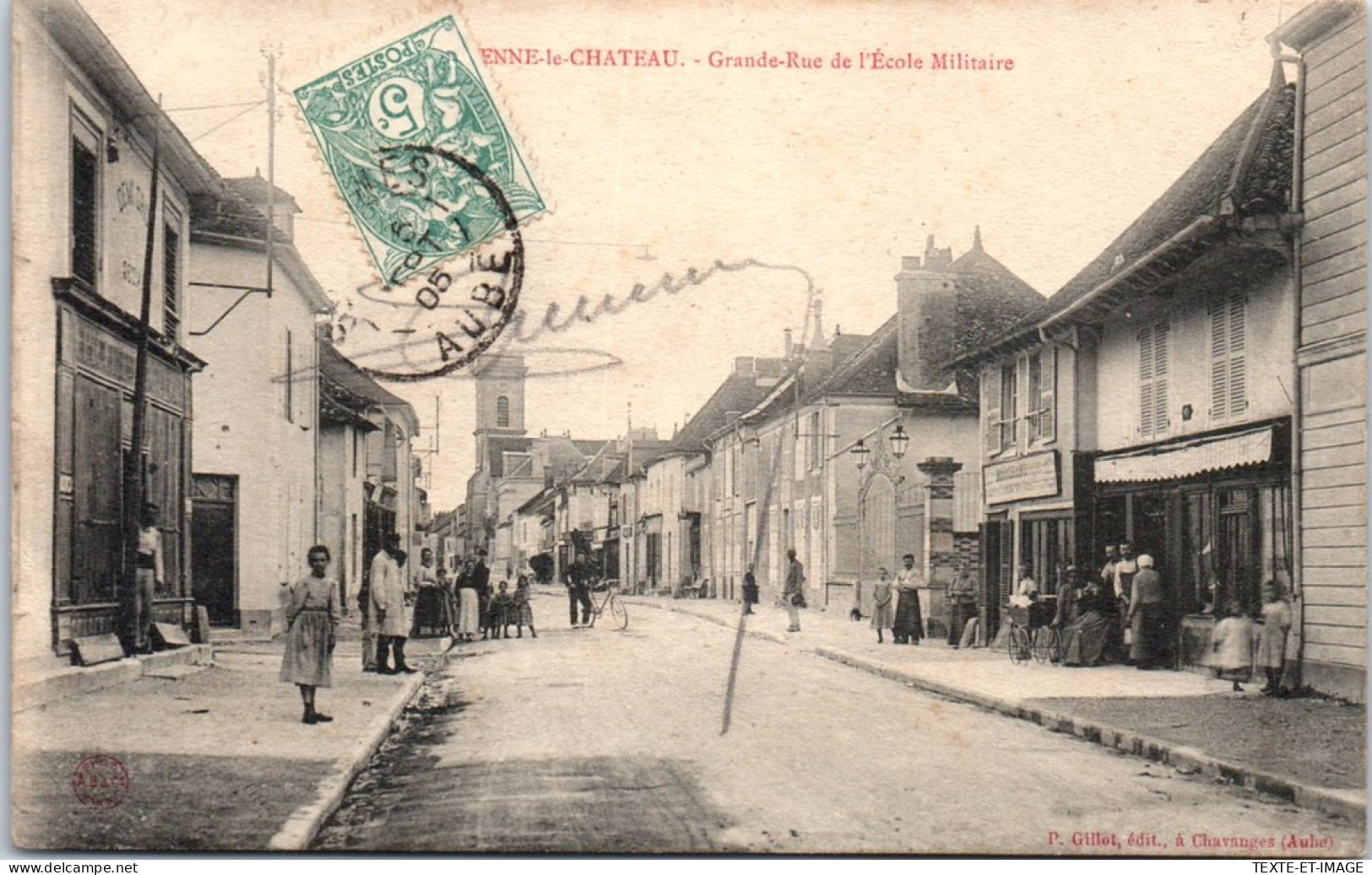 10 BRIENNE LE CHATEAU- Un Coin De La Grande Rue  - Andere & Zonder Classificatie