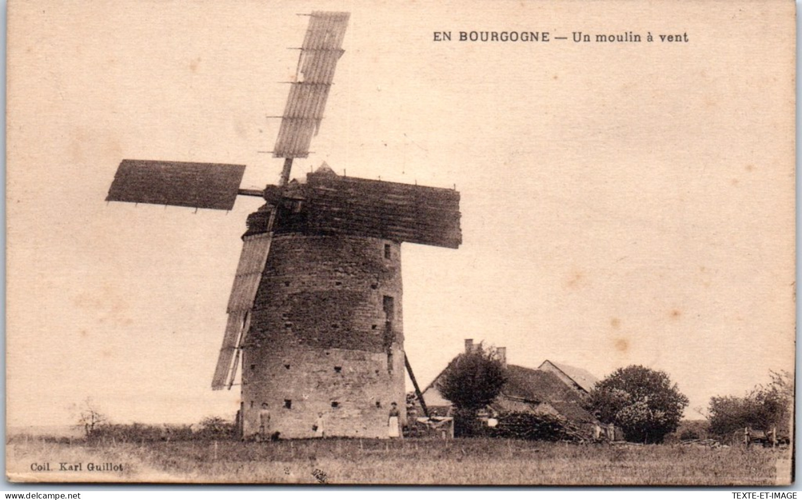 21 En Bourgogne, Un Moulin A Vent - Altri & Non Classificati