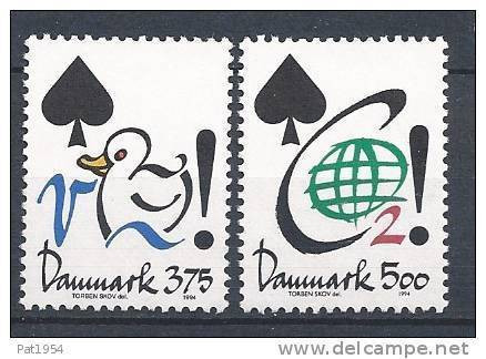 Danemark 1994 N°1074/1075  Neufs ** Eau Et Dyoxide De Carbone - Unused Stamps