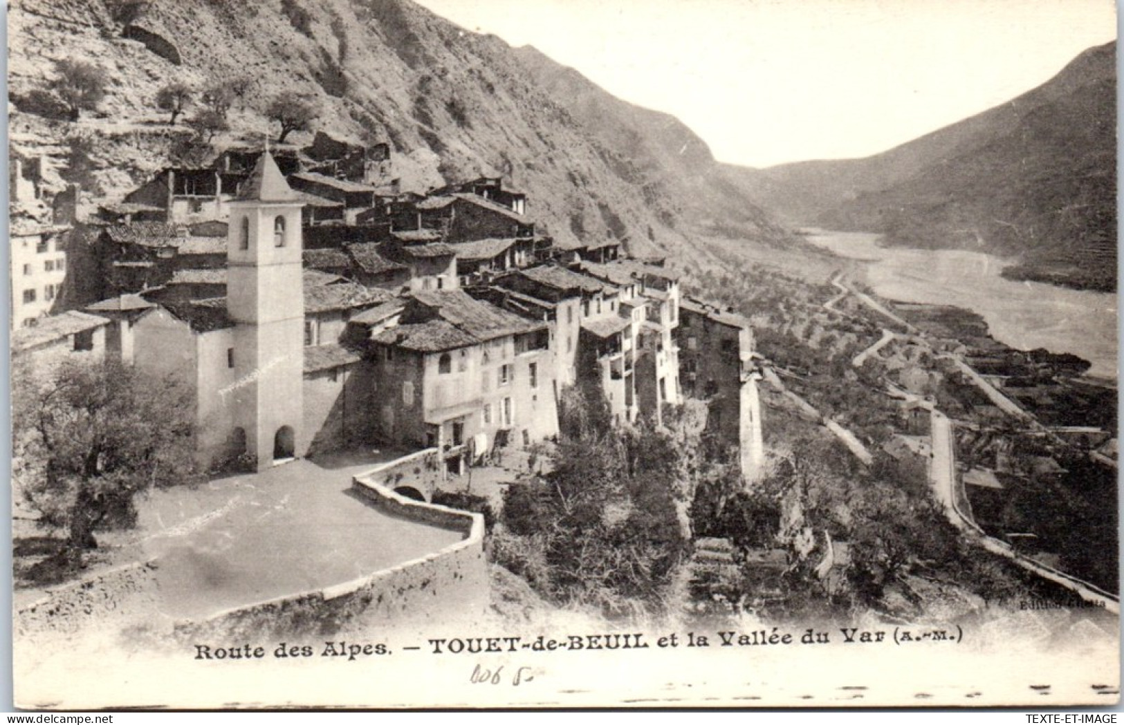 06 TOUET DE BEUIL - Vue Generale Et Vallee Du Var  - Autres & Non Classés