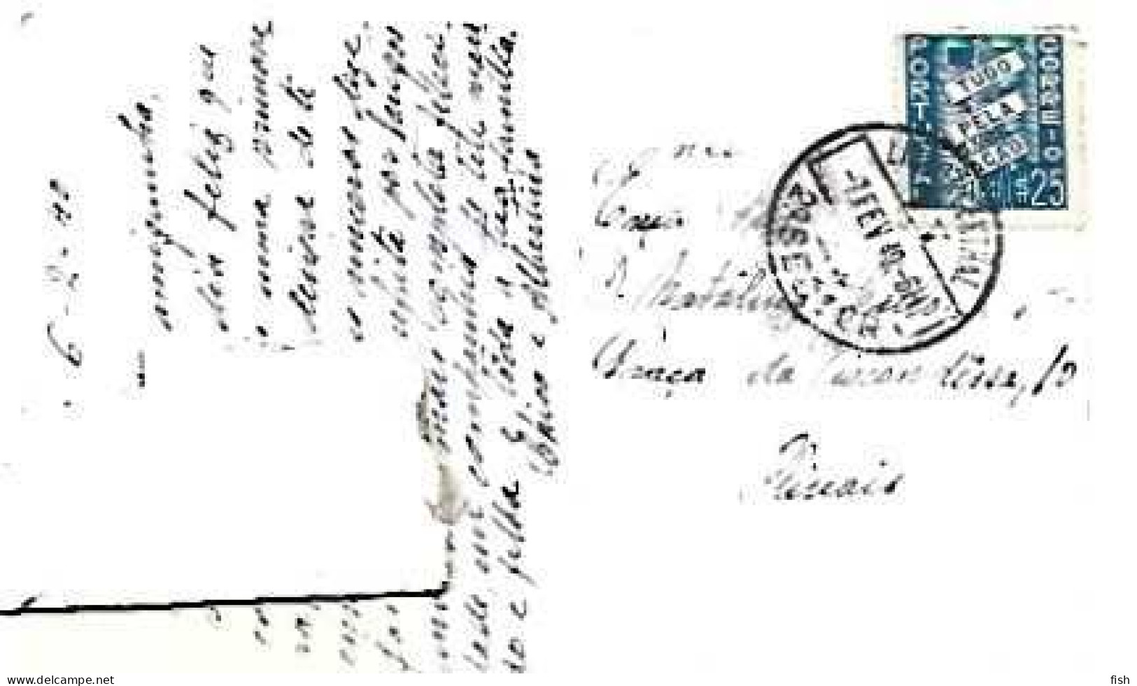 Portugal & Fantasia, Senhora, Ed. P.C Paris Serie 5051, Lisboa, Olivais 1940 (8888) - Lettres & Documents