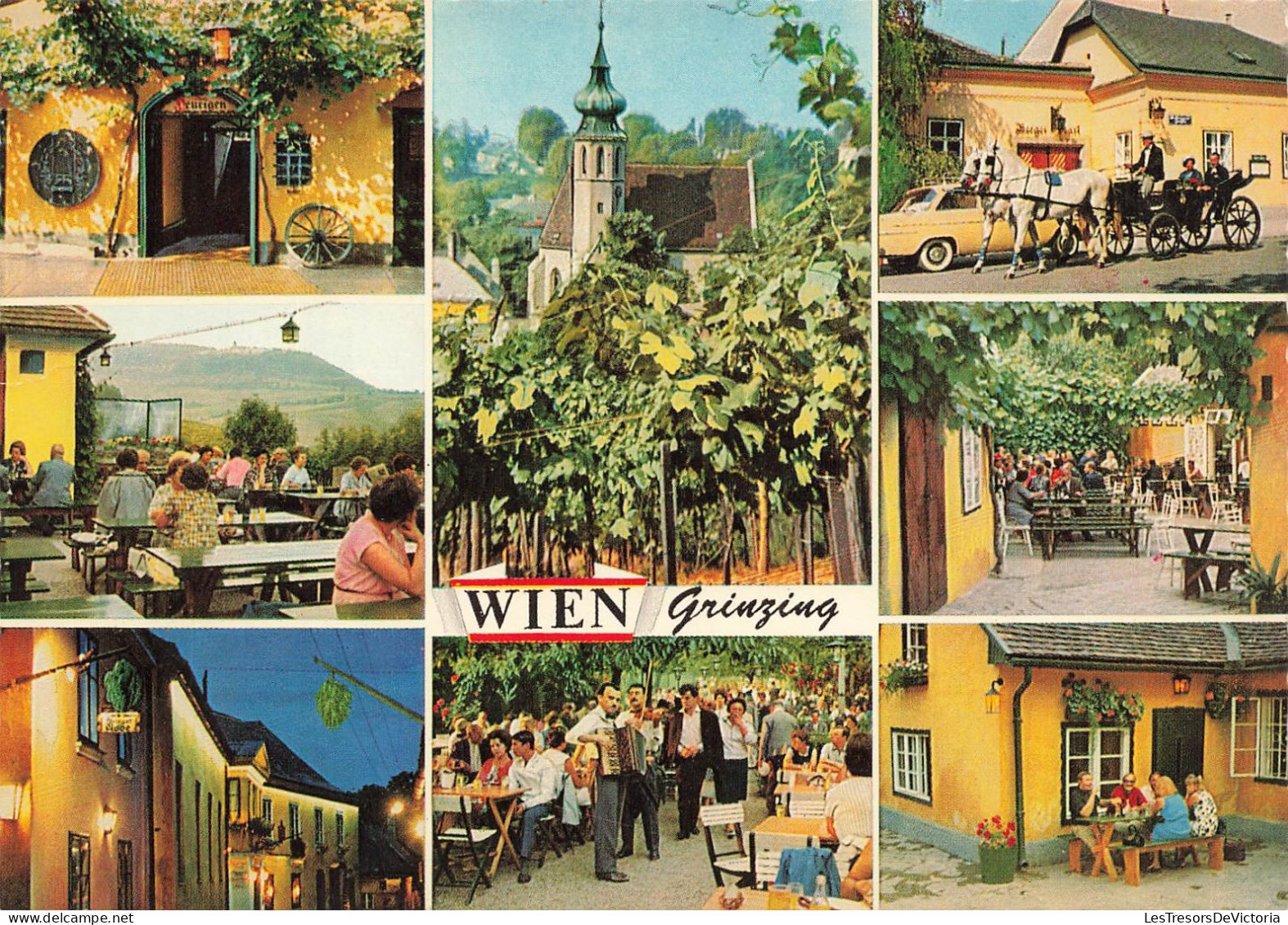 AUTRICHE - Vienne - Taverne De Vin De Renom Mondial - Multviues - Animé - Colorisé - Carte Postale - Grinzing