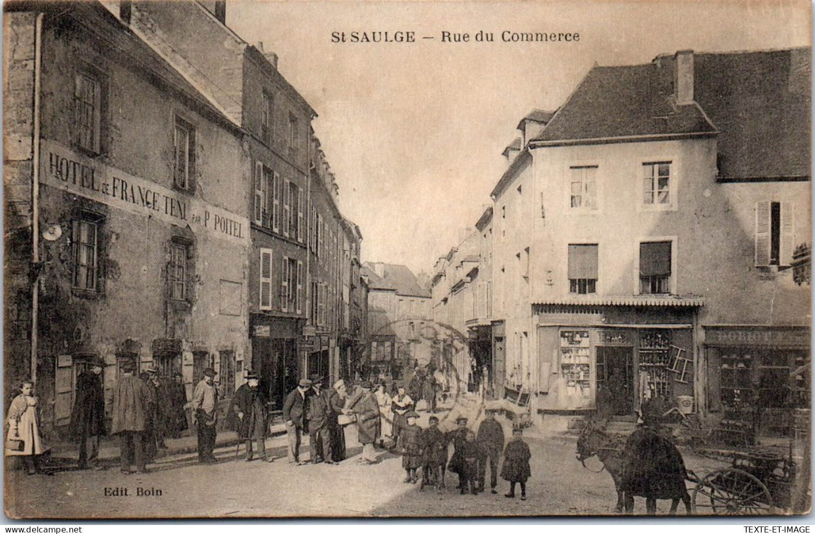 58 SAINT SAULGE - La Rue Du Commerce  - Altri & Non Classificati