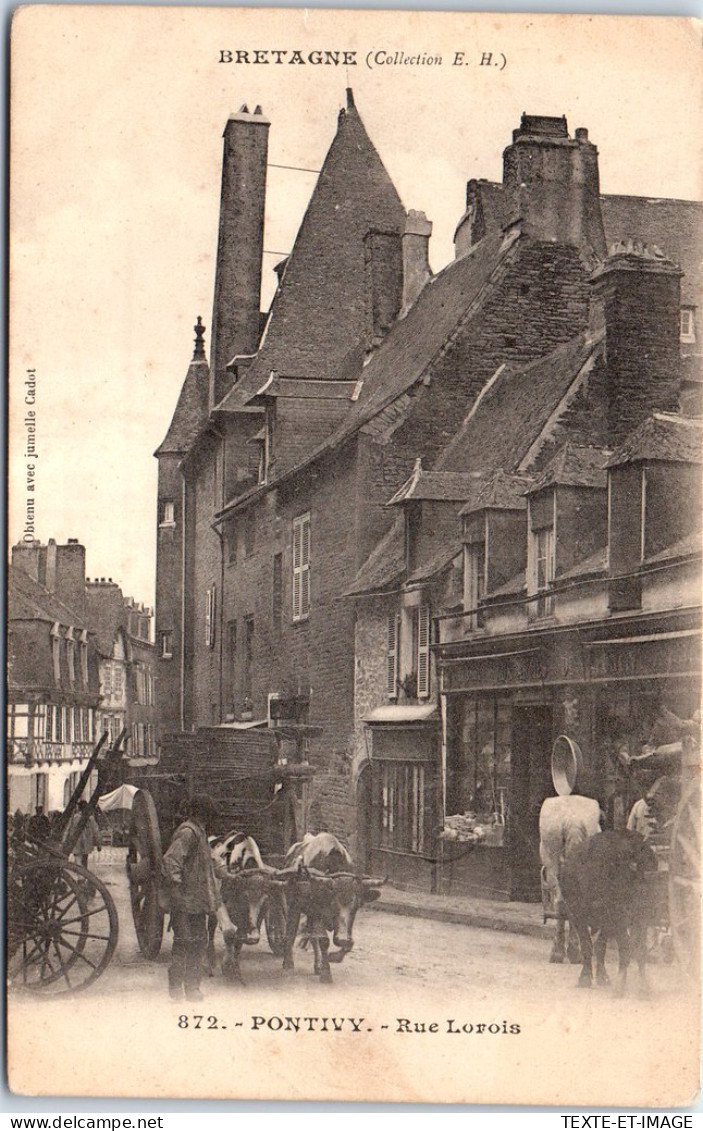 56 PONTIVY - La Rue Lorois  - Pontivy