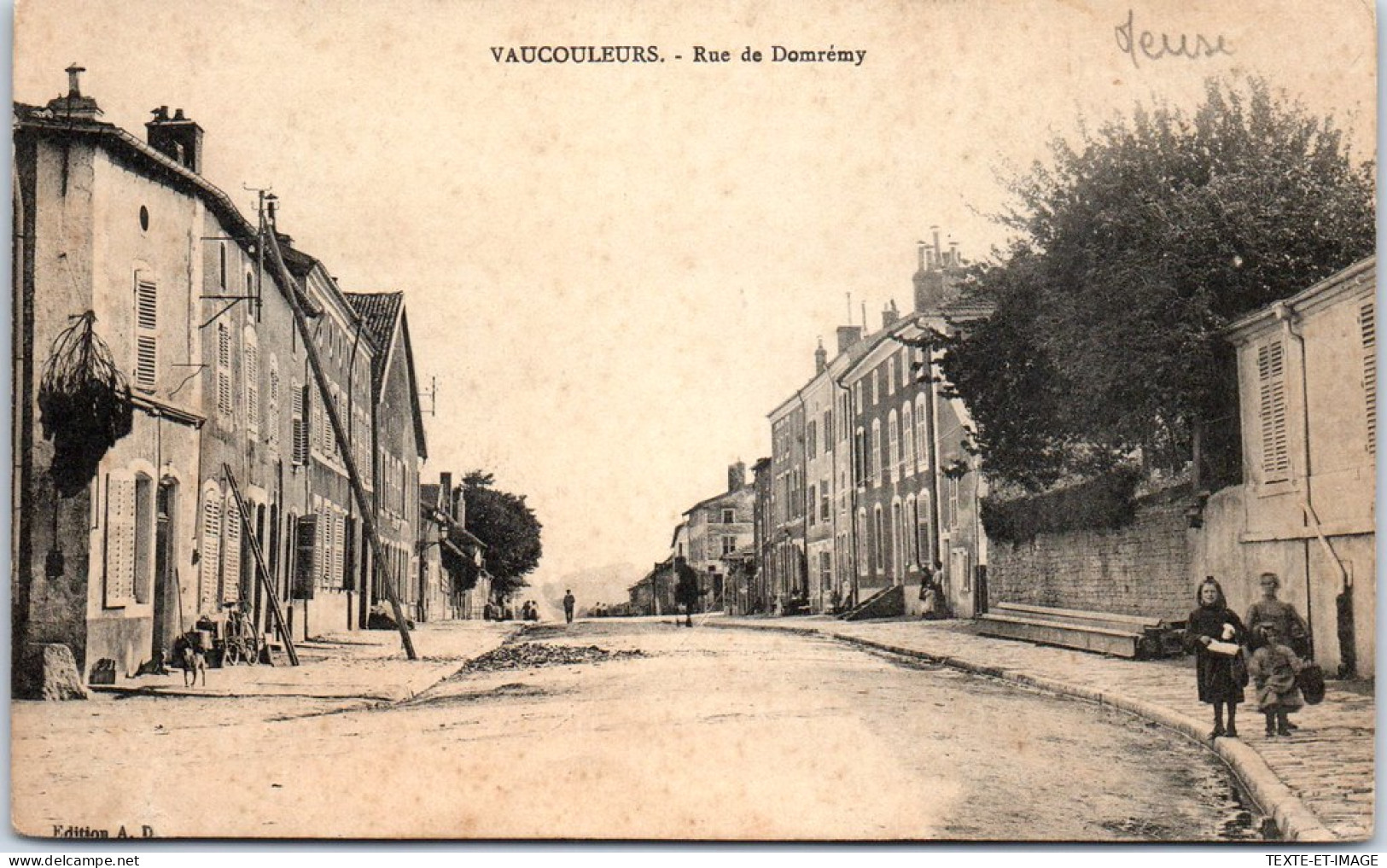 55 VAULEURS - La Rue De Domremy. - Other & Unclassified