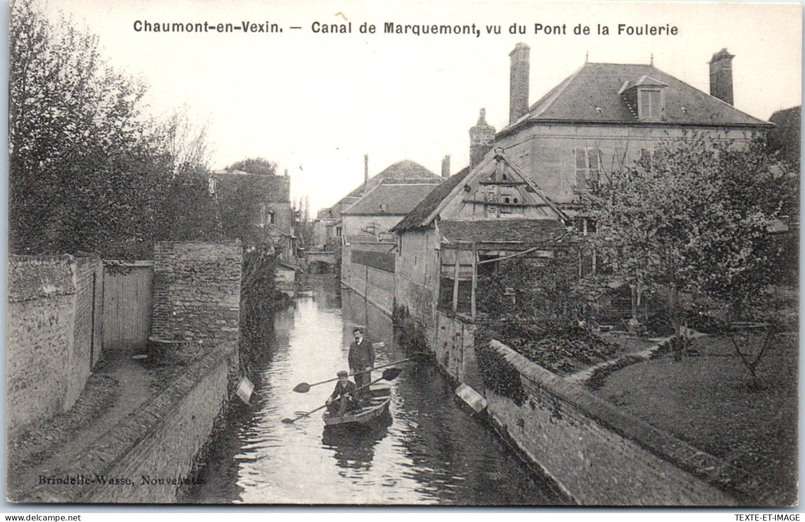 60 CHAUMONT EN VEXIN - Canal De Marquemont Et Le Pont  - Chaumont En Vexin