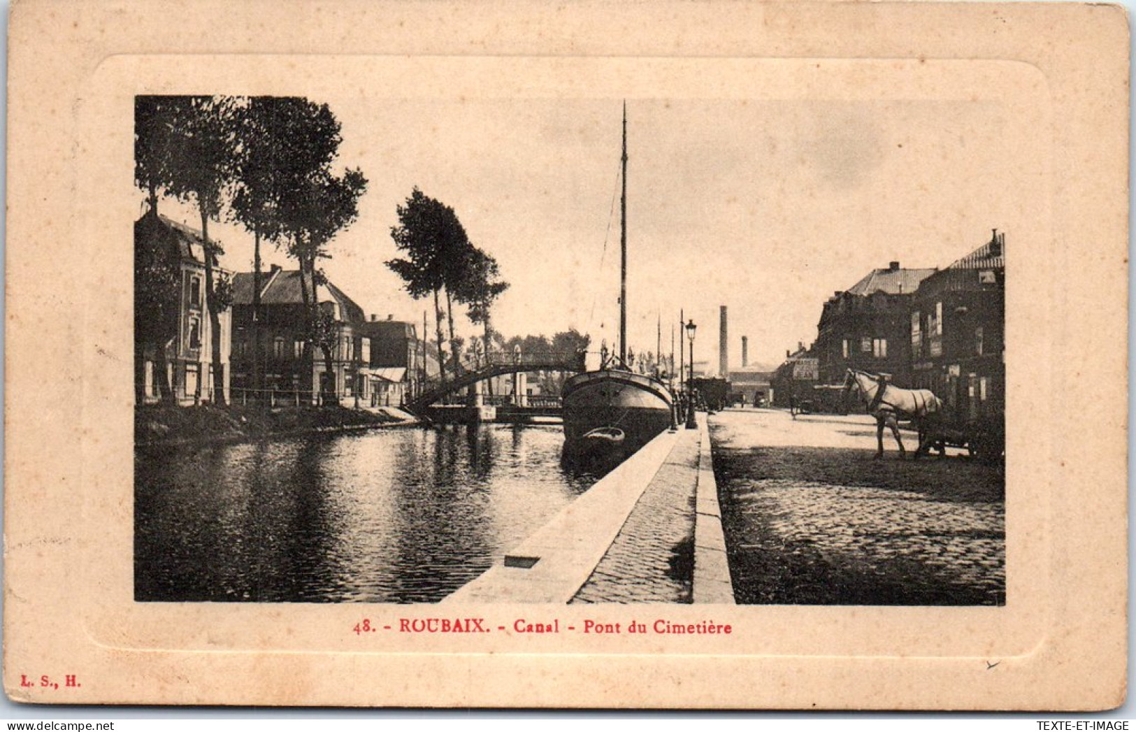 59 ROUBAIX - Canal Pont Du Cimetiere. - Roubaix