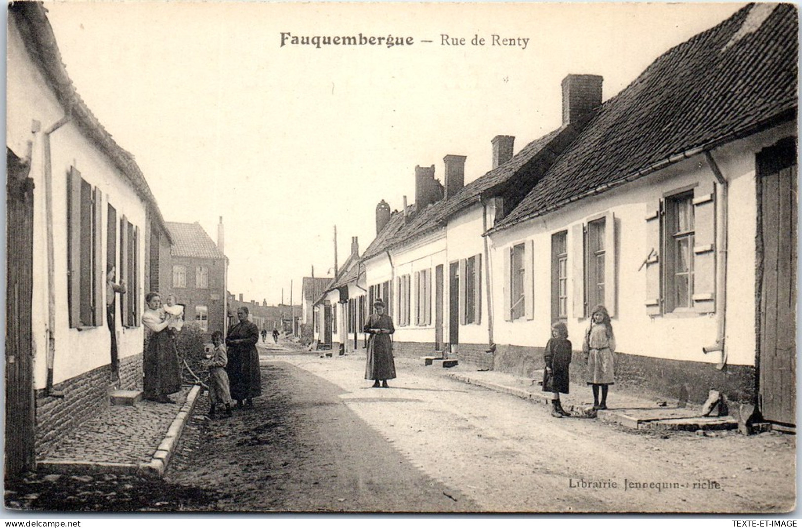 62 FAUQUEMBERGUE - Vue De La Rue De Renty  - Fauquembergues