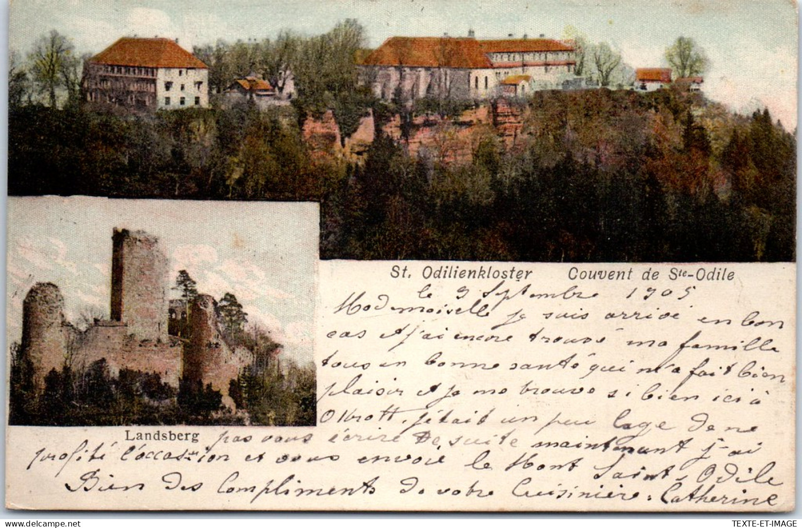 67 MONT SAINT ODILE - St Odilienkloster, Le Couvent  - Sonstige & Ohne Zuordnung