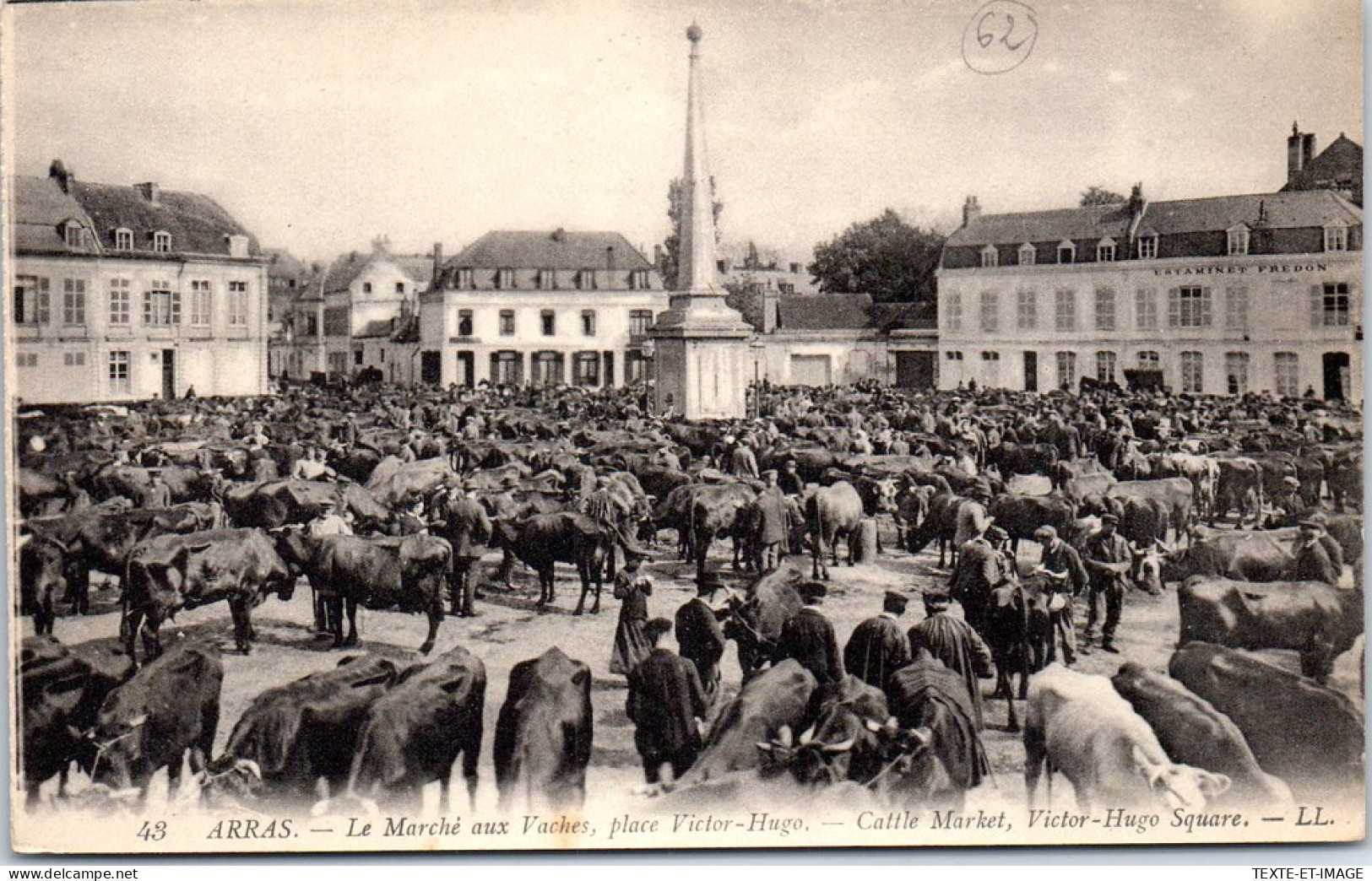 62 ARRAS - Le Marche Aux Vaches Place Victor Hugo  - Arras