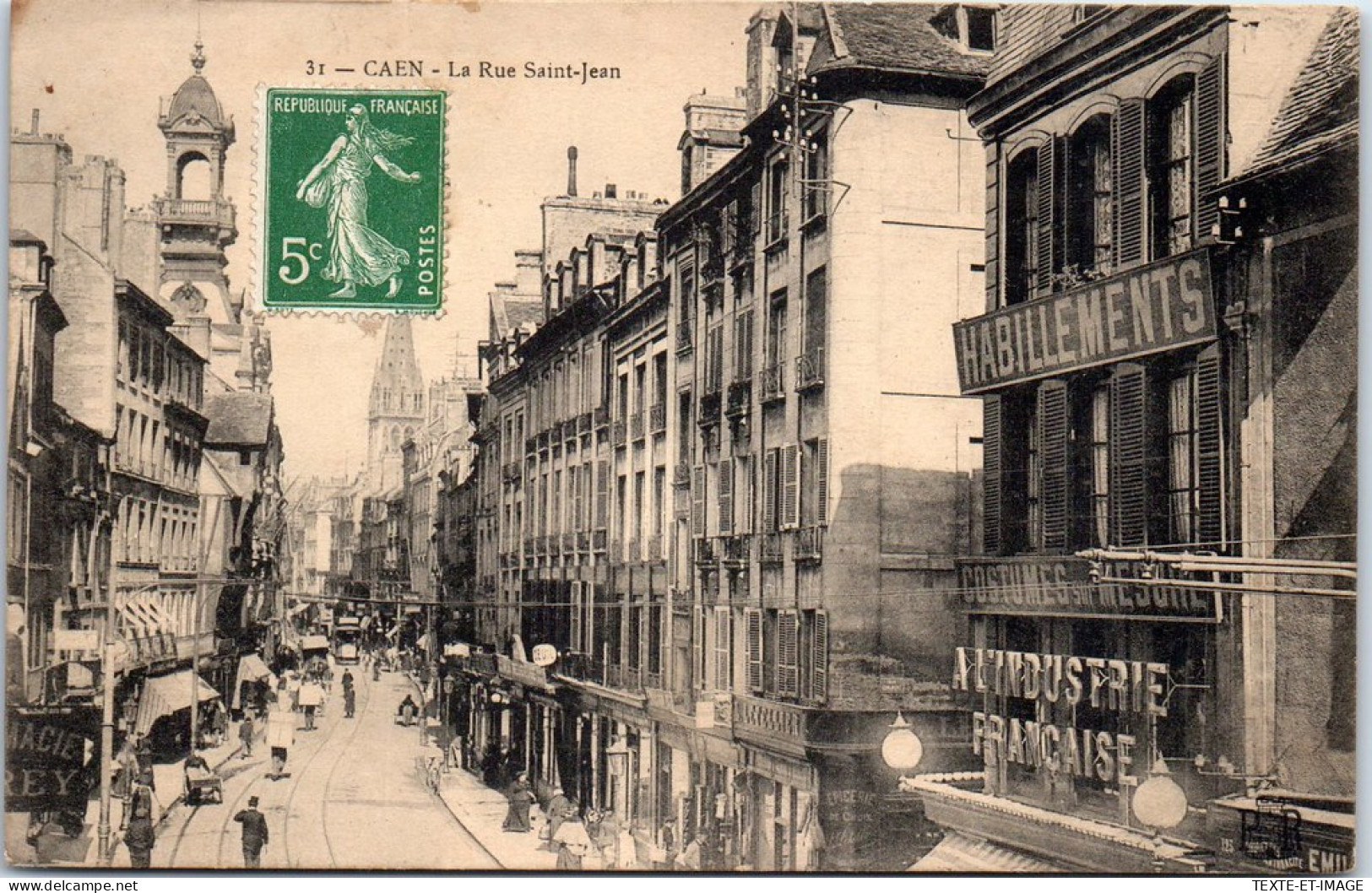 14 CAEN - La Rue Saint Jean  - Caen