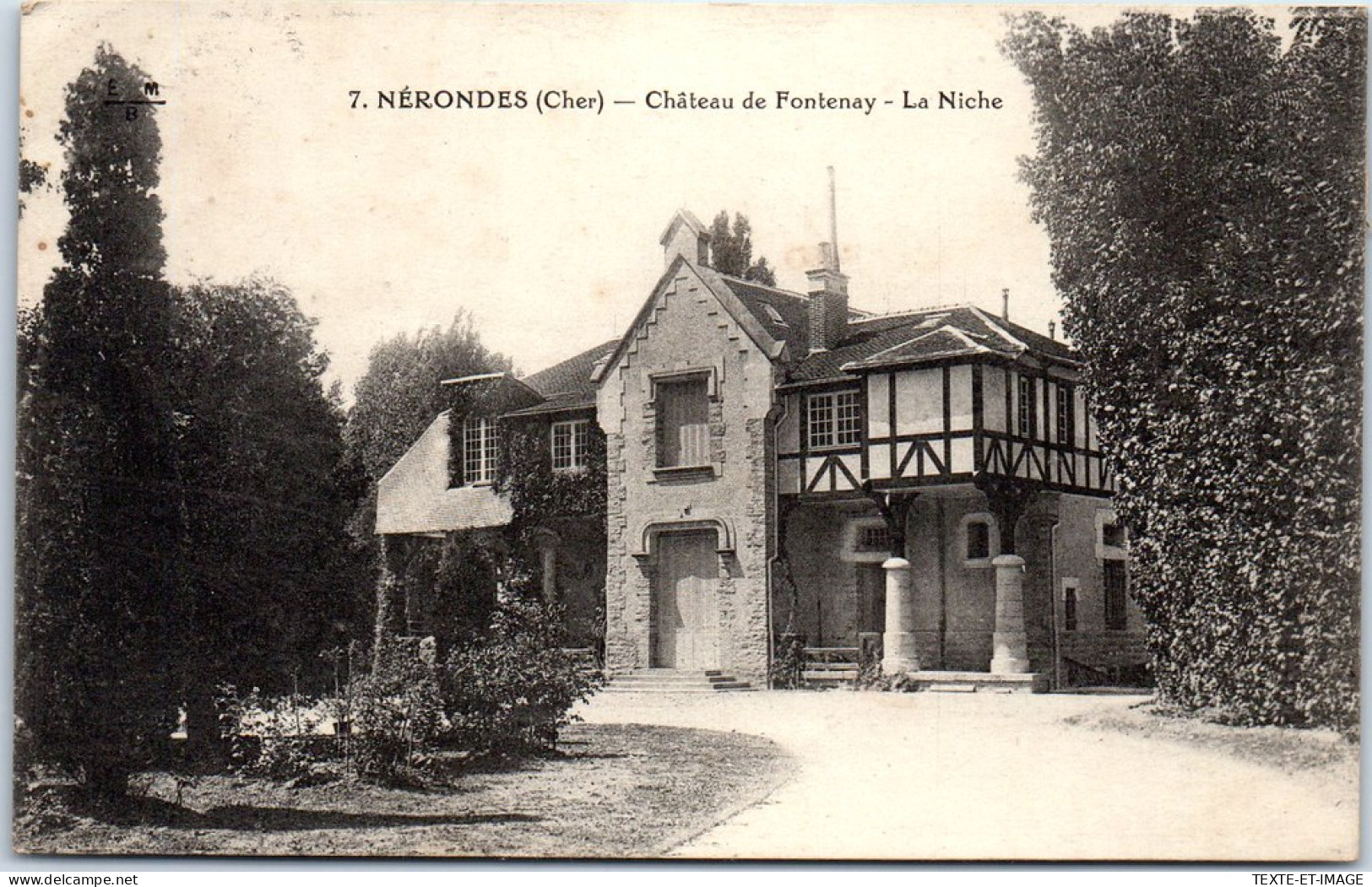 18 NERONDES - Vue Du CHATEAUde Fontenay  - Nérondes