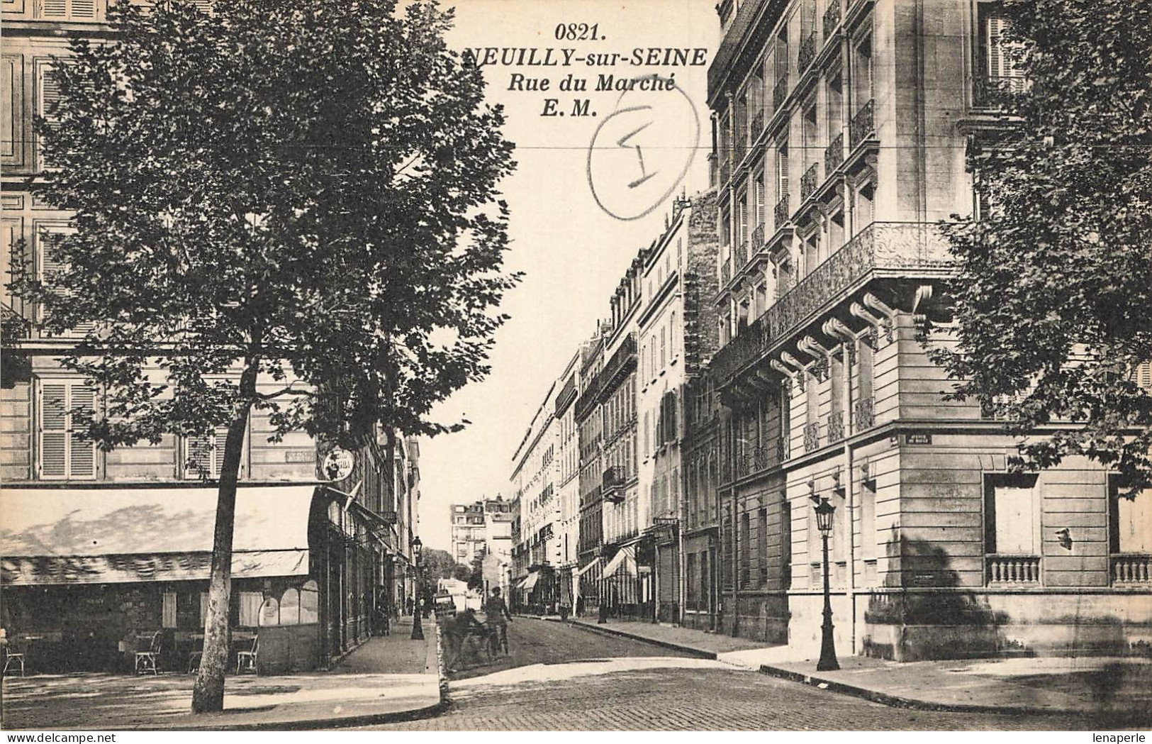 D9619 Neuilly Sur Seine Rue Du Marché - Neuilly Sur Seine