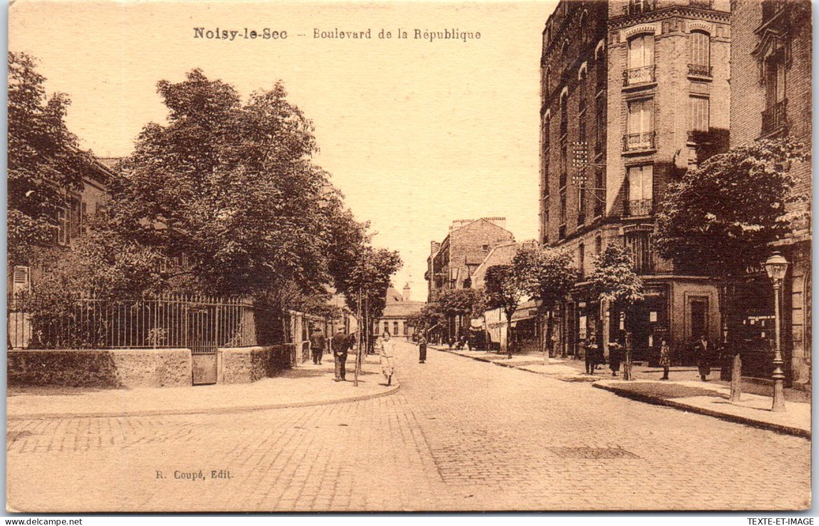 93 NOISY LE SEC - Le Boulevard De La Republique. - Noisy Le Sec