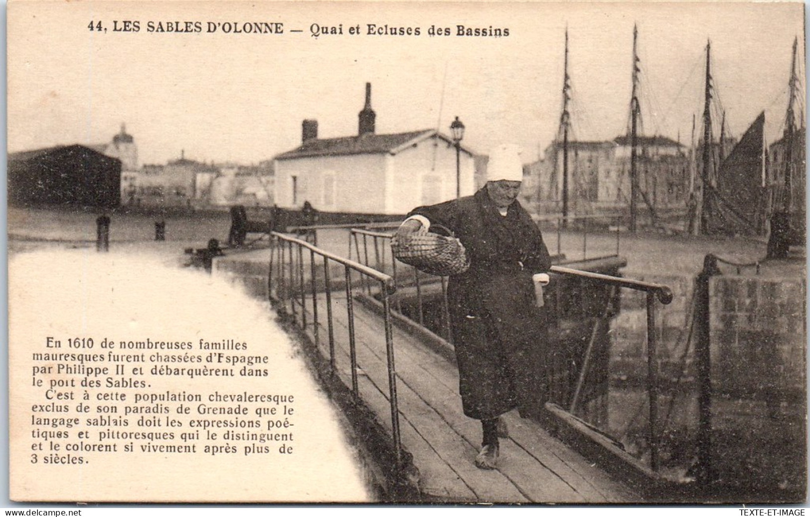 85 LES SABLES D'OLONNE - Quai Et Ecluses Des Bassins  - Sables D'Olonne