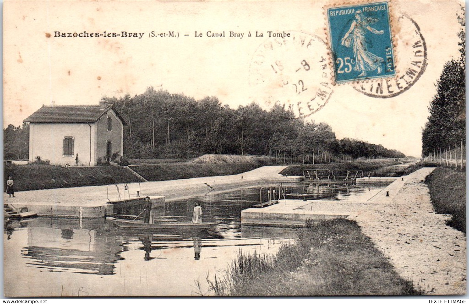 77 BAZOCHES LES BRAY - Le Canal Bray A La Tombe  - Other & Unclassified