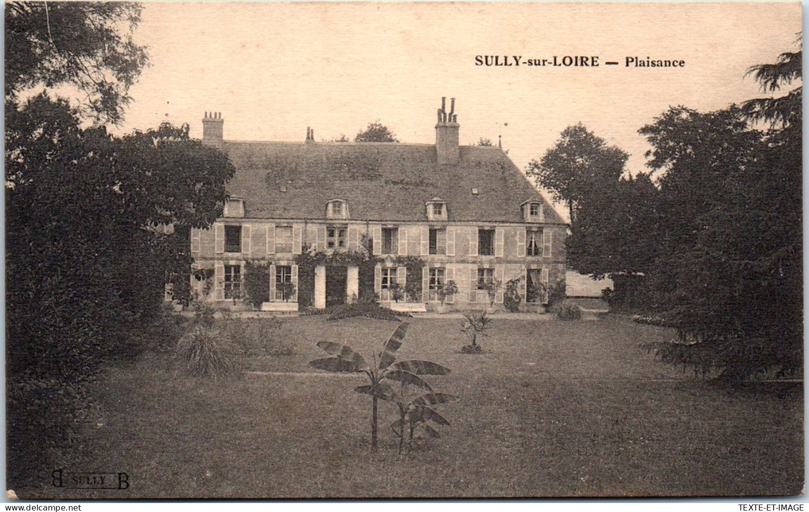 45 SULLY SUR LOIRE - Domaine De Plaisance. - Sully Sur Loire