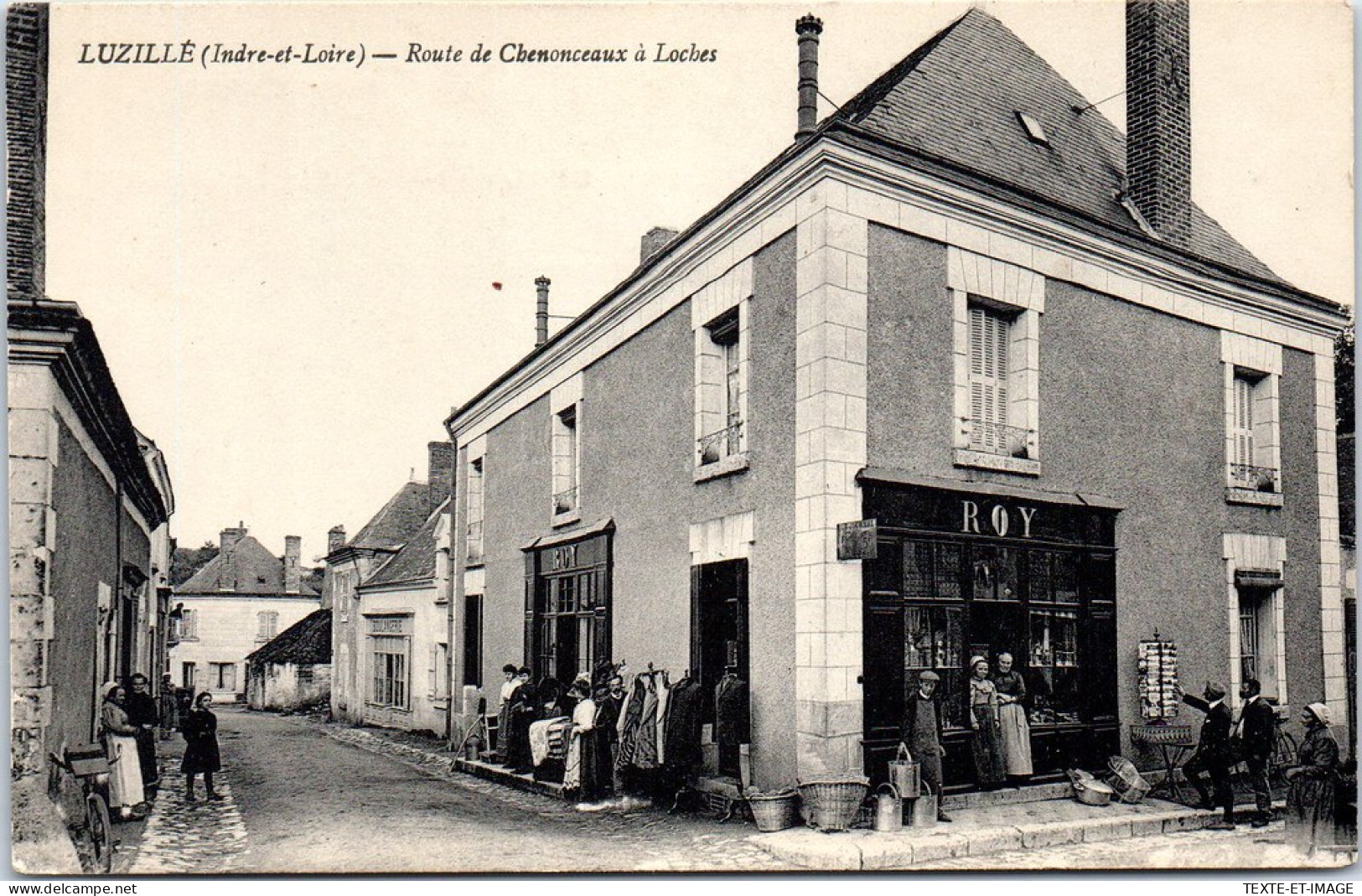 37 LUZILLE - Route De Chenonceaux A Loches  - Other & Unclassified