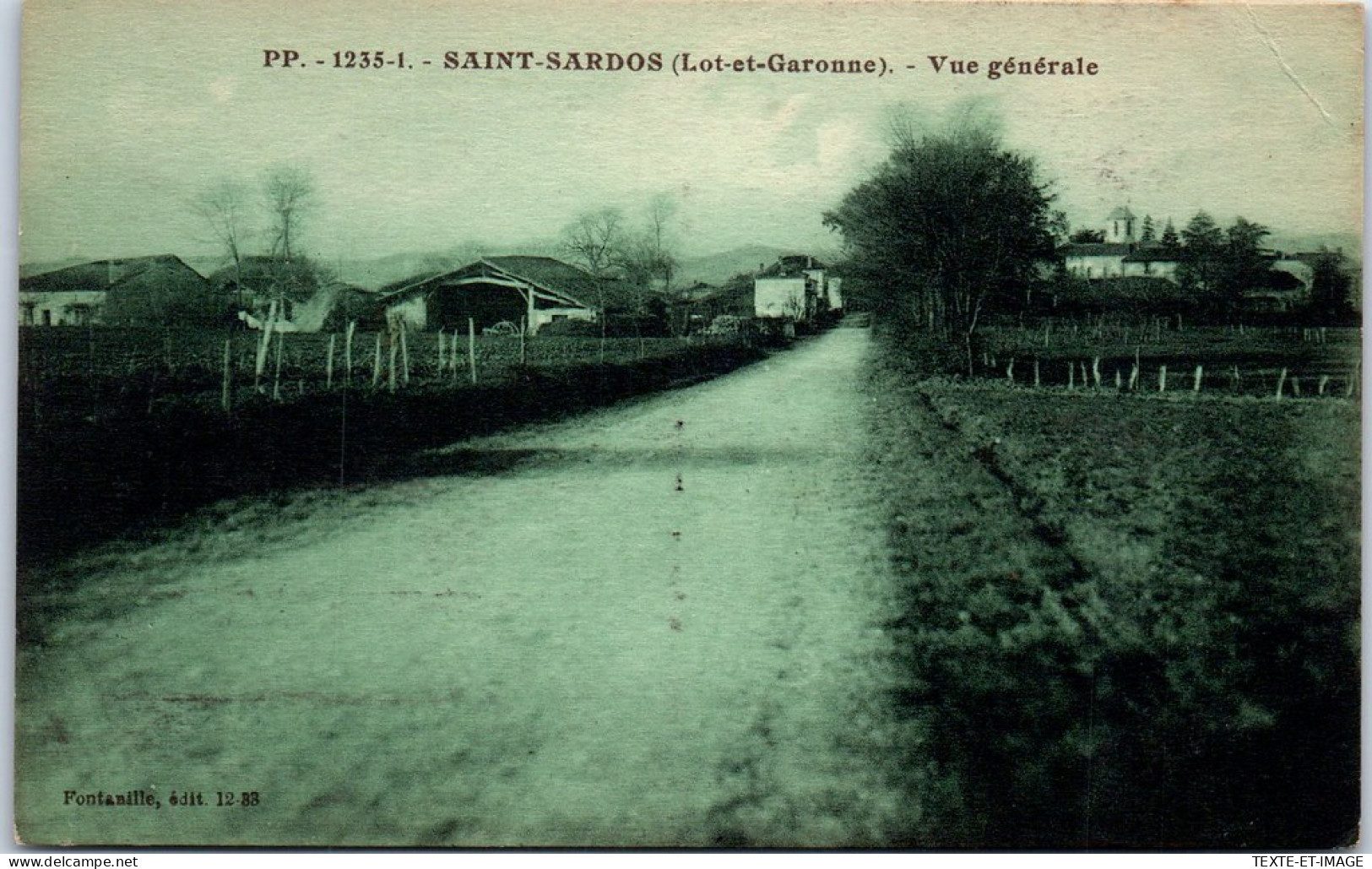 47 SAINT SARDOS - Vue Generale De La Commune. - Other & Unclassified