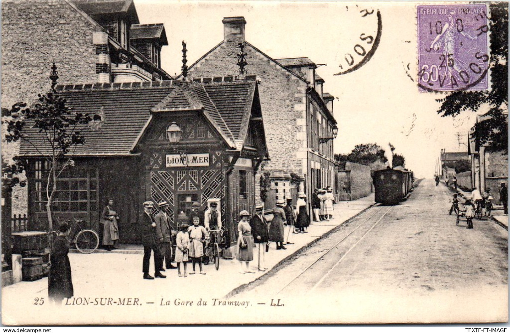14 LION SUR MER - Arrivee Du Tramway En Gare  - Other & Unclassified