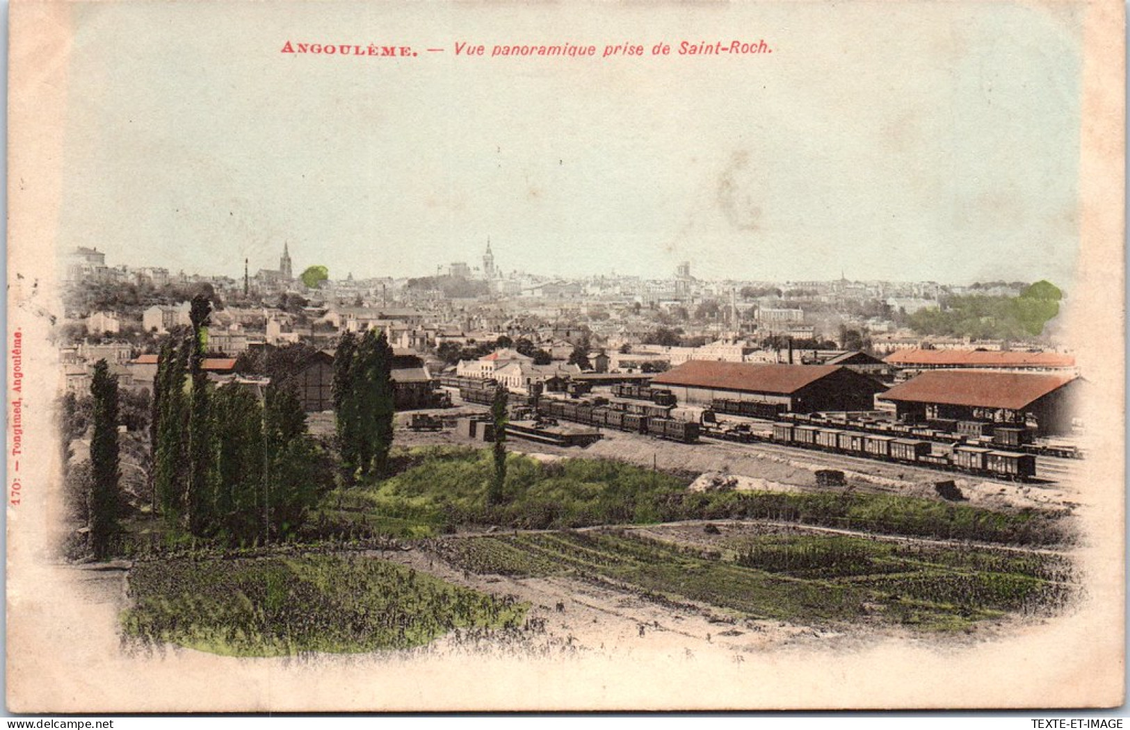 16 ANGOULEME - Vue Panoramique Depuis Saint Roch  - Angouleme