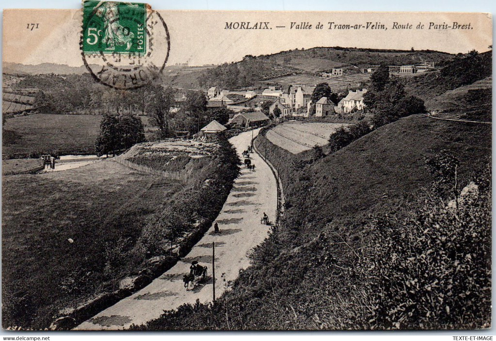 29 MORLAIX - Vallee De Traon Ar Velin, Route De Paris Brest  - Morlaix