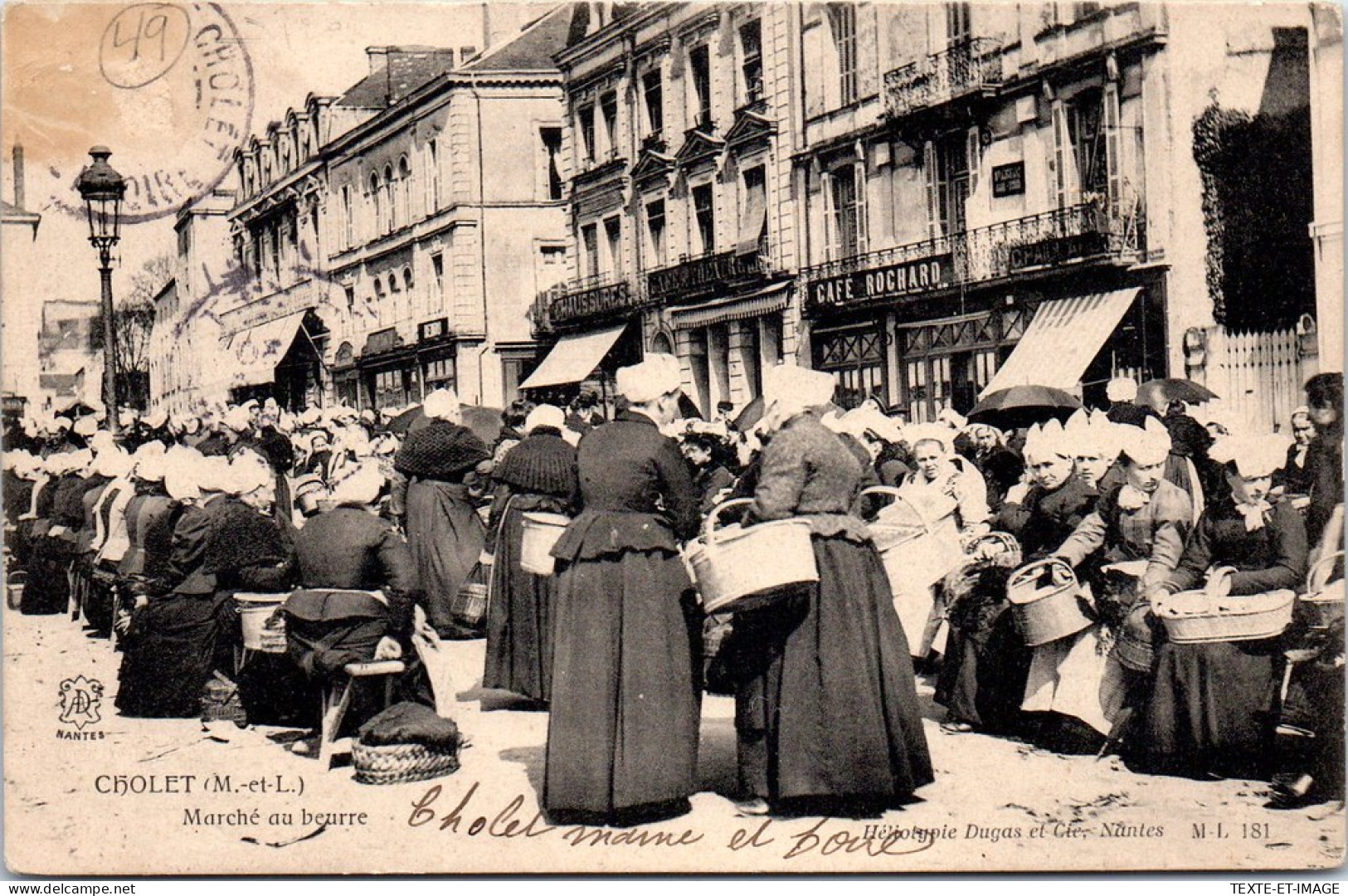 49 CHOLET - Le Marche Au Beurre, Vue Partielle. - Cholet