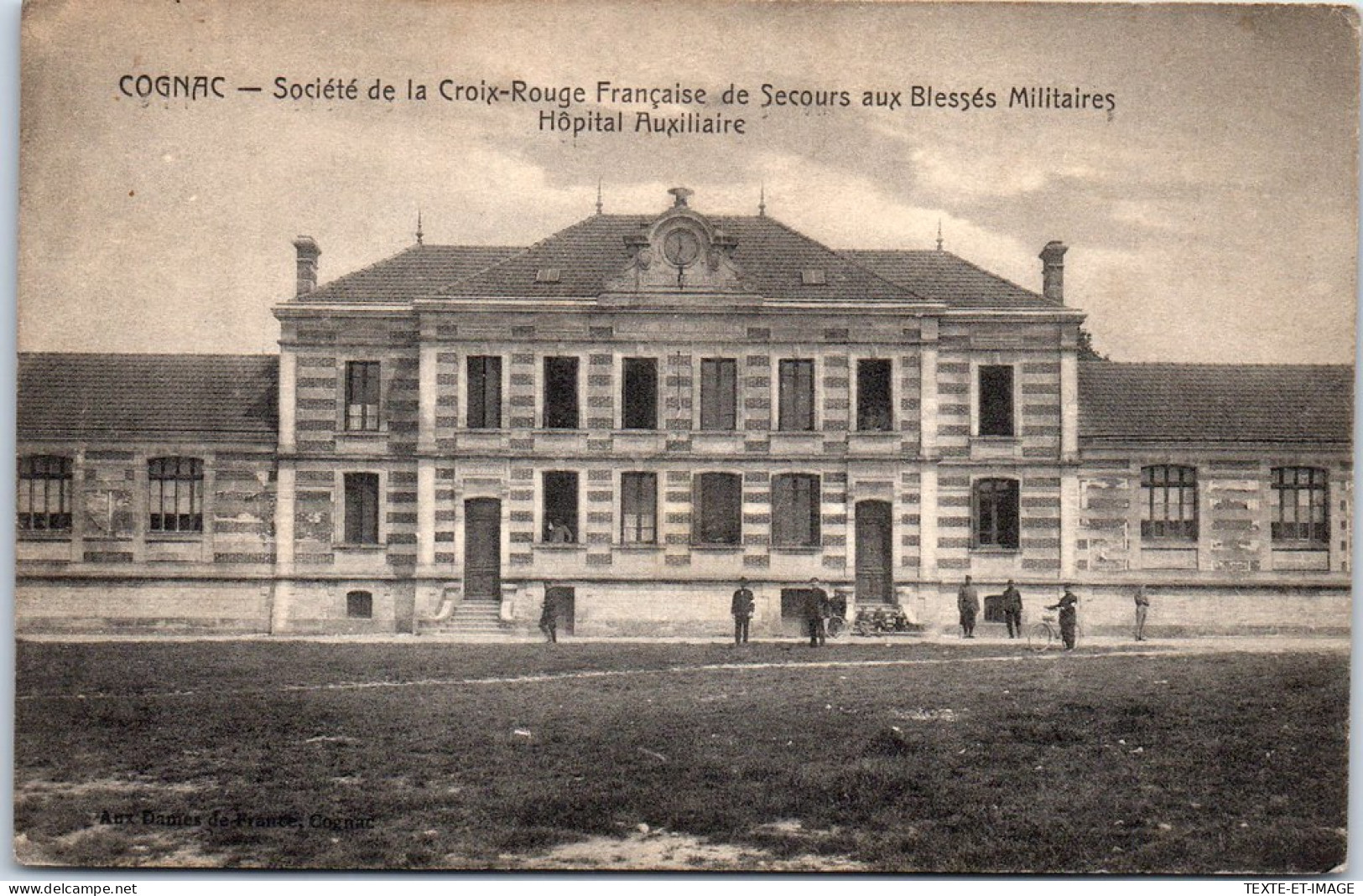 16 COGNAC - Ste Croix Rouge, Hopital Auxiliaire. - Cognac