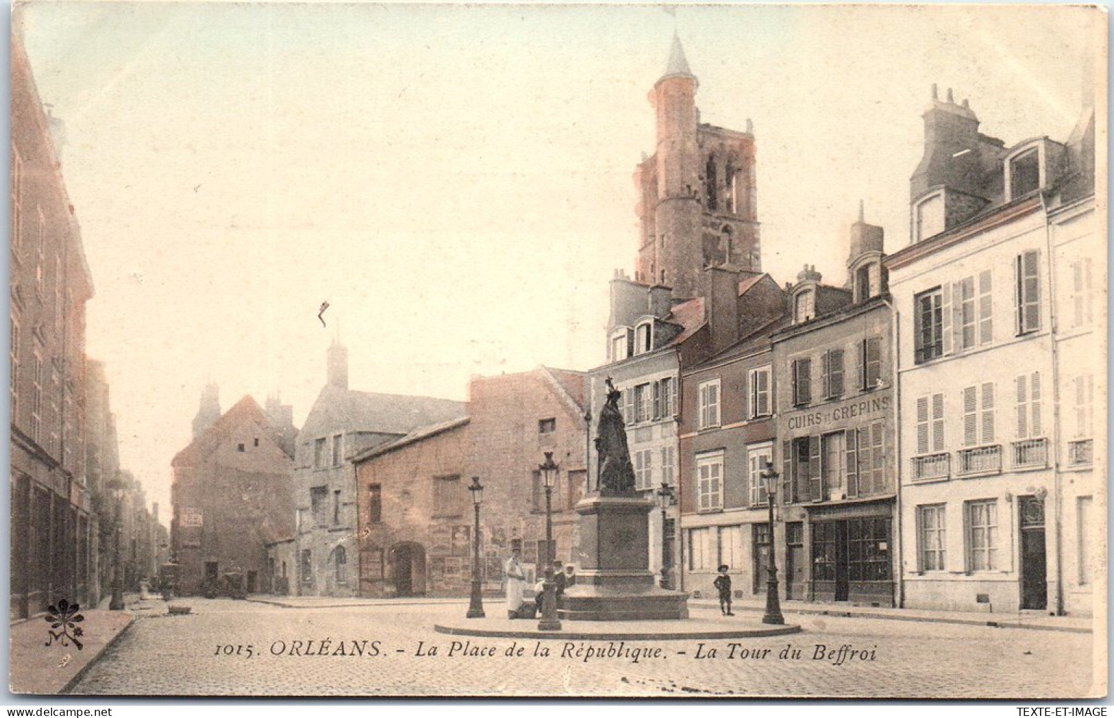 45 ORLEANS - Place De La Republique & Tour Du Beffroi. - Orleans