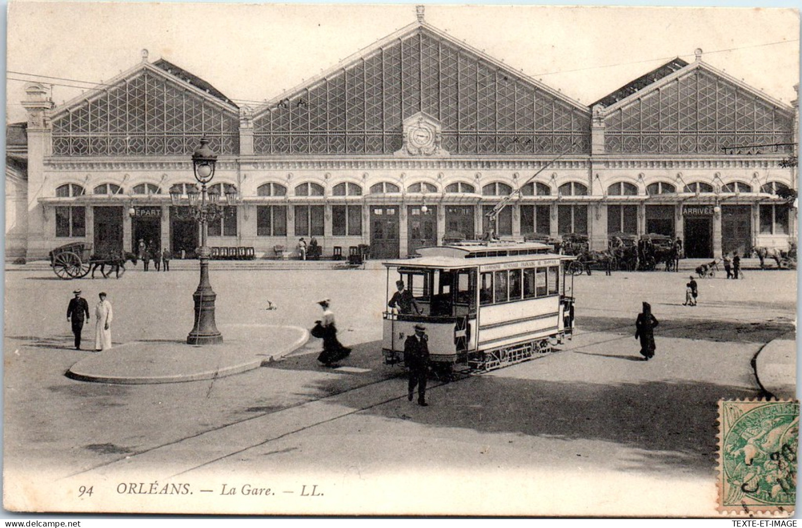 45 ORLEANS - Le Tramway Et La Gare. - Orleans