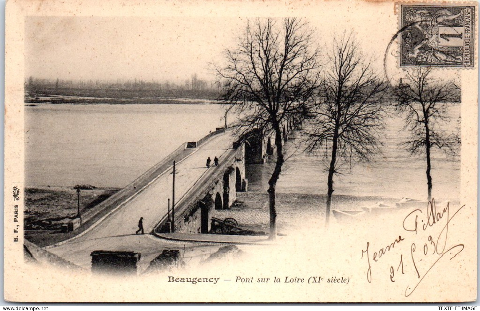 45 BEAUGENCY - Le Pont Du XIe Siecle Sur La Loire - Beaugency