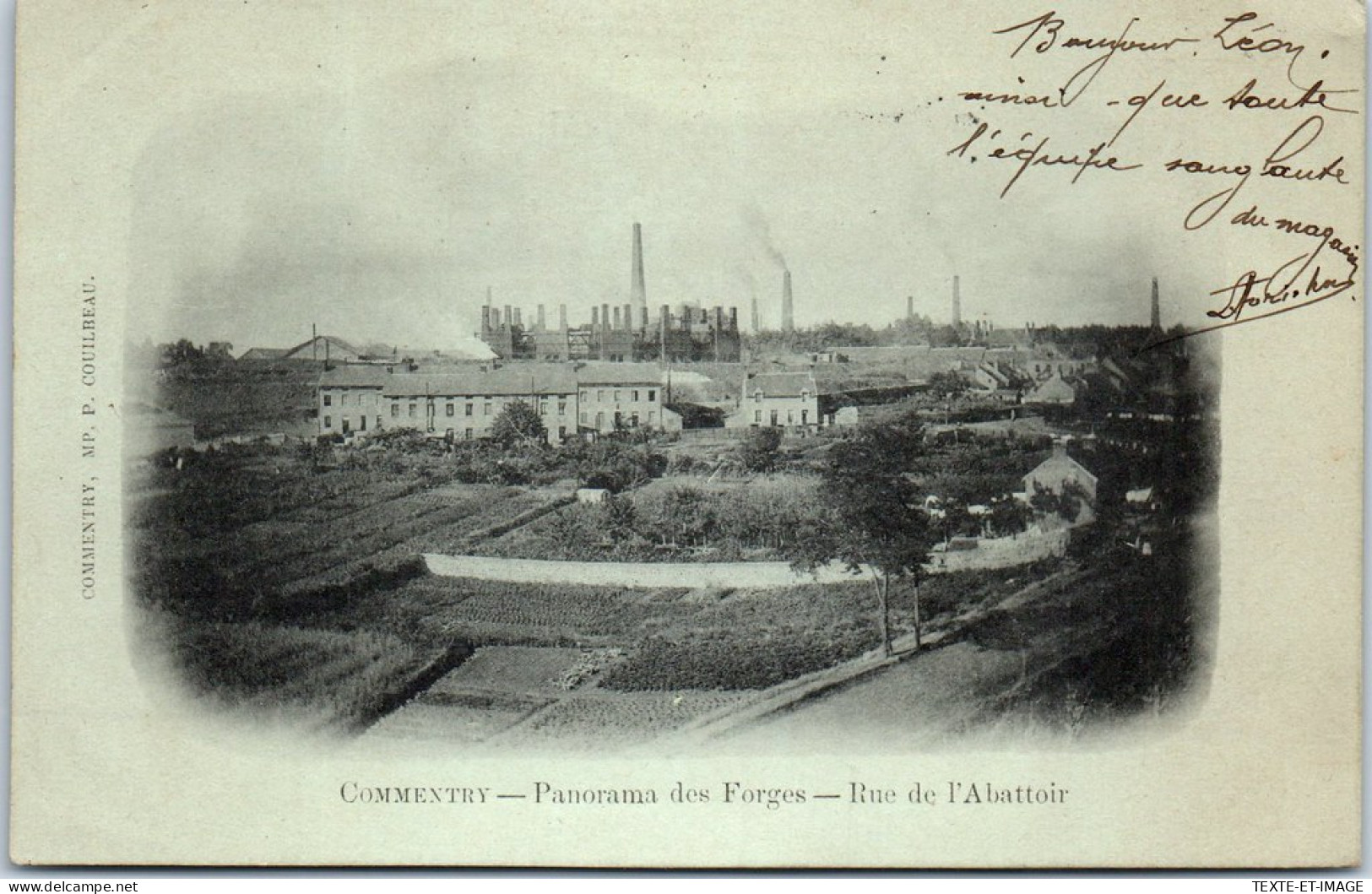 03 COMMENTRY - Panorama Des Forges, Rue De L'abattoir. - Commentry