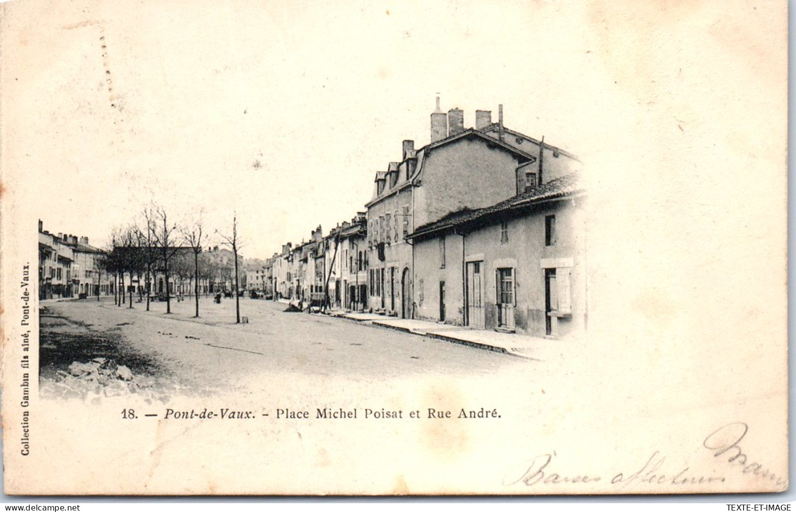 01 PONT DE VAUX - Place Michel Poisat Et Rue Andre - Non Classés