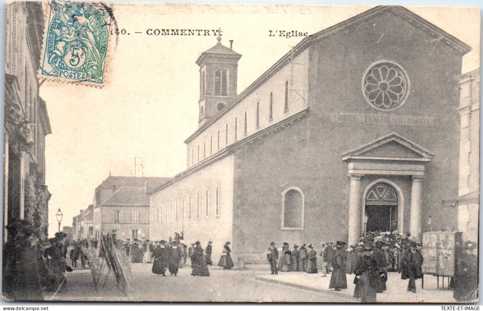 03 COMMENTRY - L'eglise, Sortie De La Messe  - Commentry