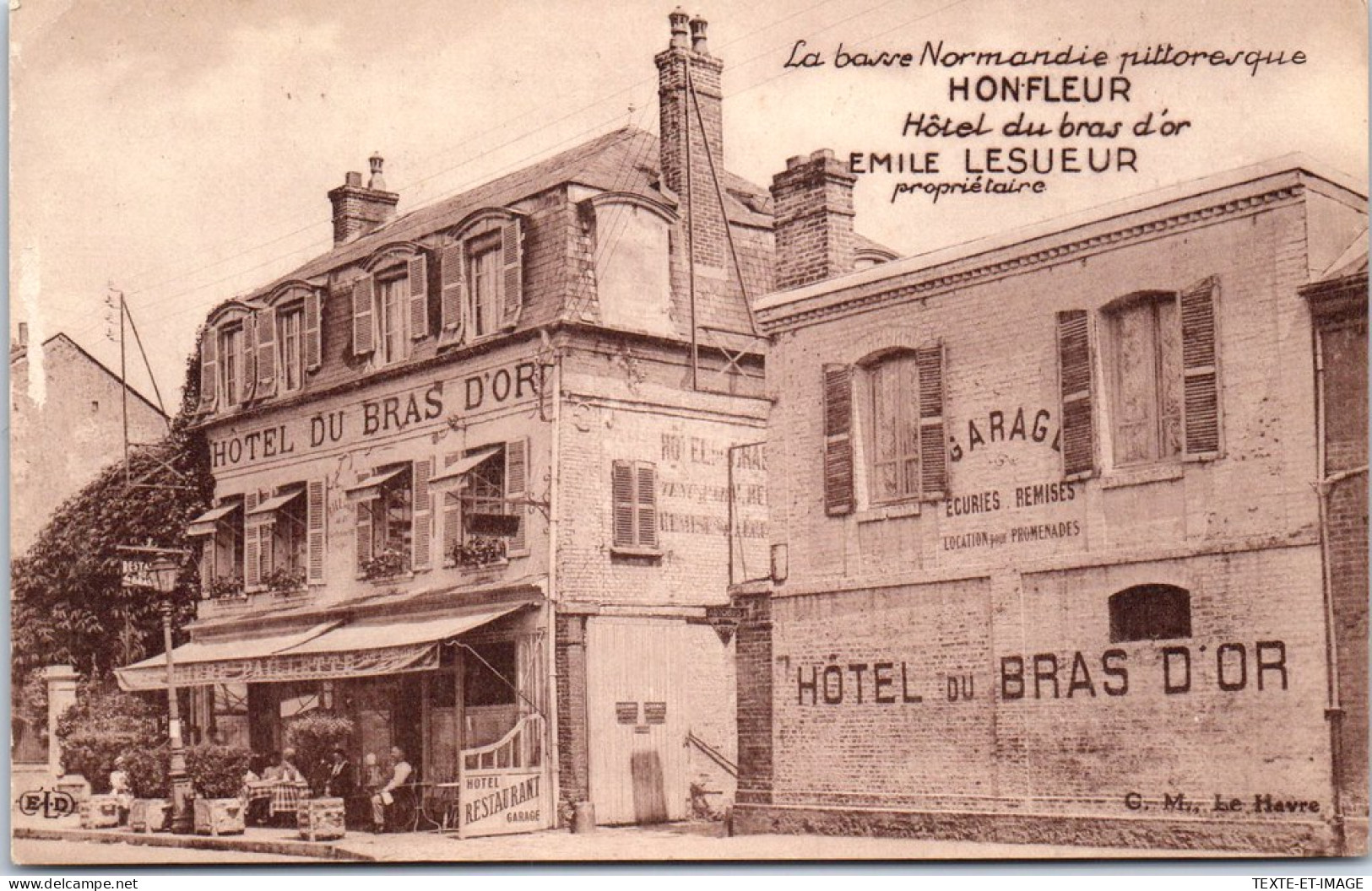 14 HONFLEUR - L'hotel Du Bras D'or Ets Emile LESUEUR  - Honfleur