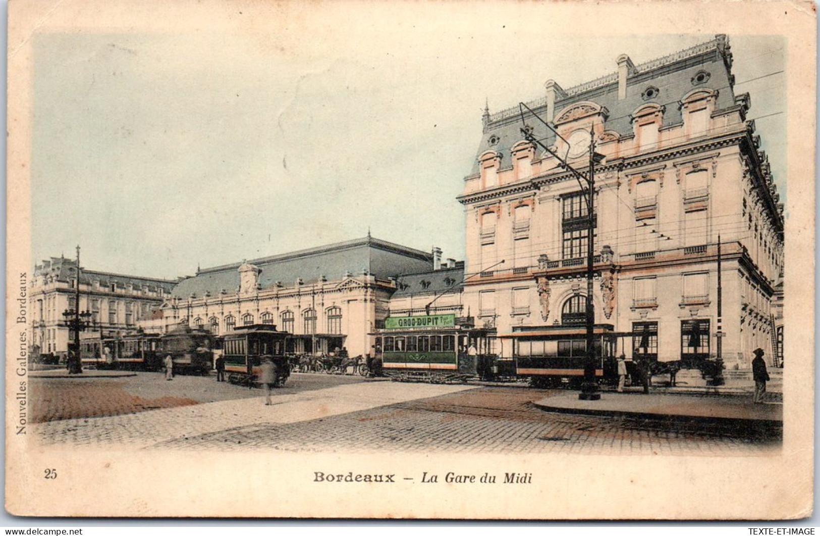 33 BORDEAUX - La Gare Du Midi (carte Couleurs) - Bordeaux