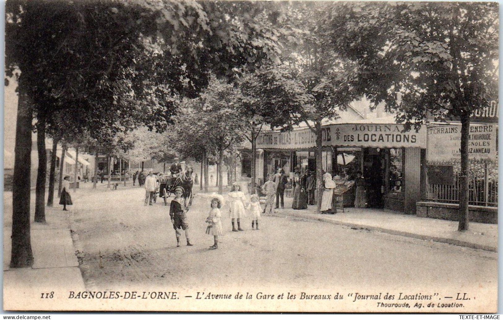 61 BAGNOLES DE L'ORNE - L'avenue De La Gare - - Bagnoles De L'Orne