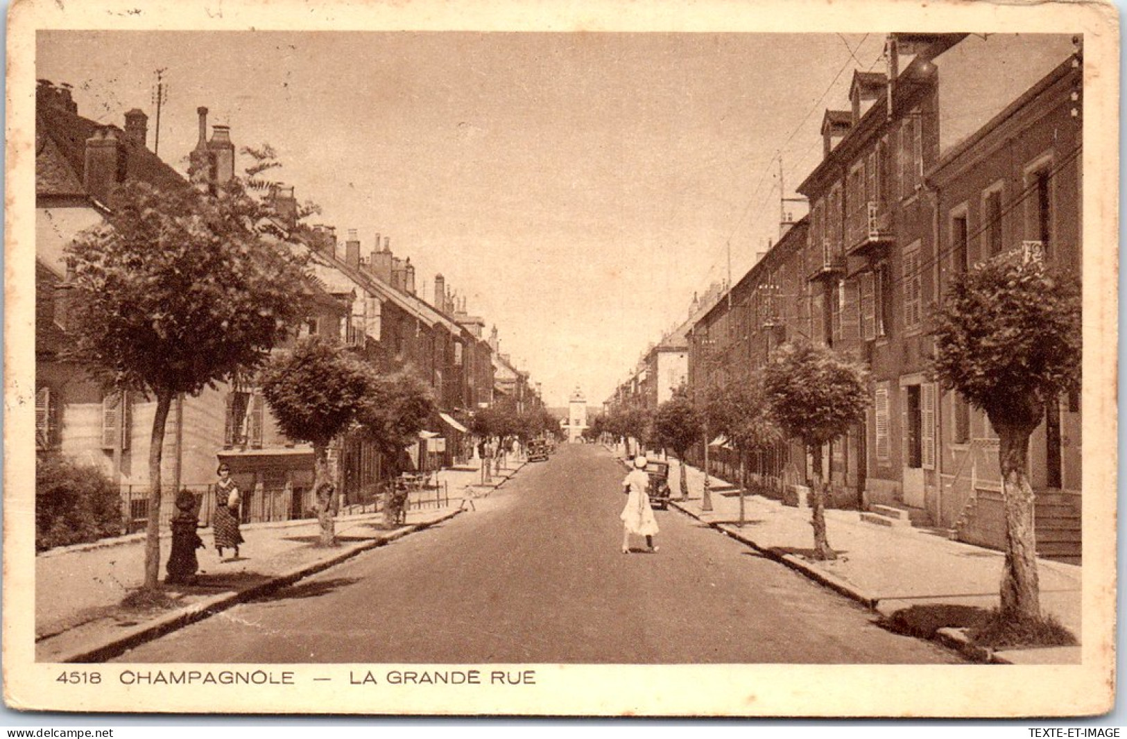 39 CHAMPAGNOLE - La Grande Rue. - Autres & Non Classés