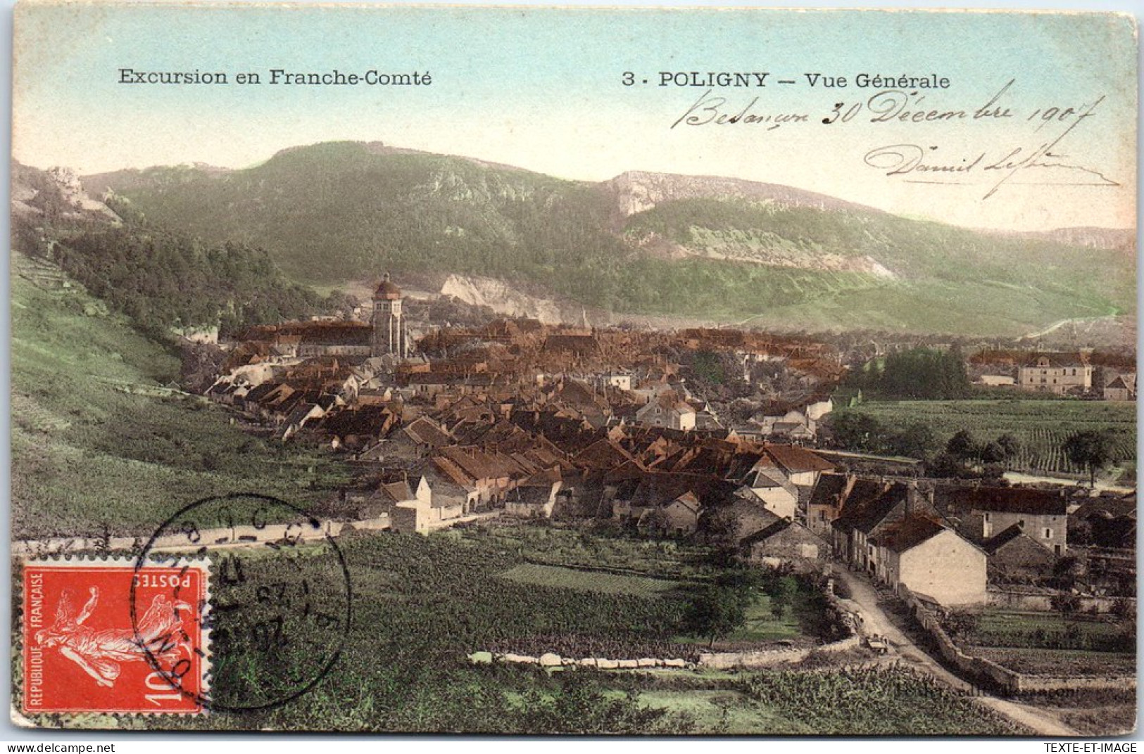 39 POLIGNY - Vue Generale Sur La Commune. - Sonstige & Ohne Zuordnung