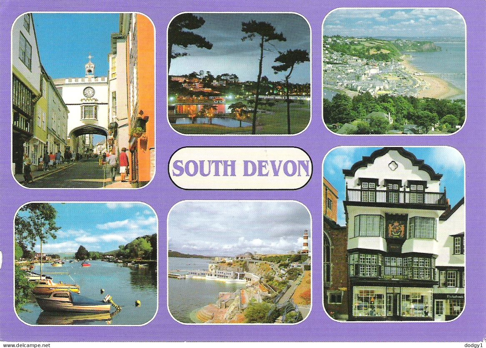 SCENES FROM SOUTH DEVON, ENGLAND. USED POSTCARD My7 - Sonstige & Ohne Zuordnung