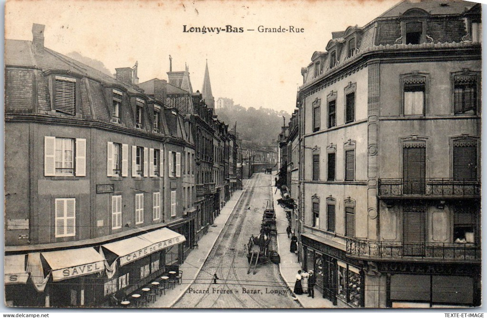 54 LONGWY BAS - Perspective De La Grande Rue. - Longwy