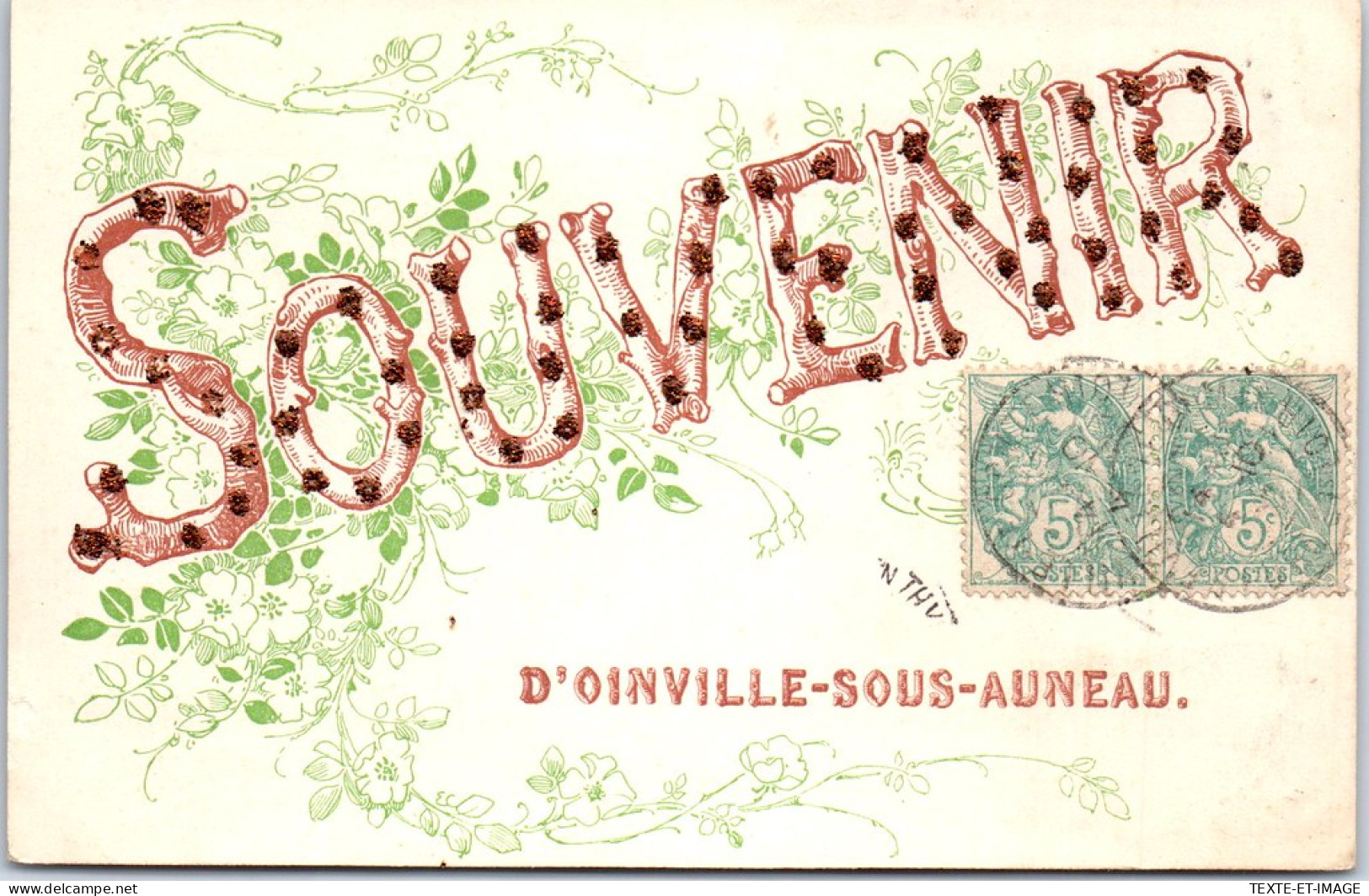 28 D'OINVILLE SOUS AUNEAU - Carte Souvenir  - Autres & Non Classés