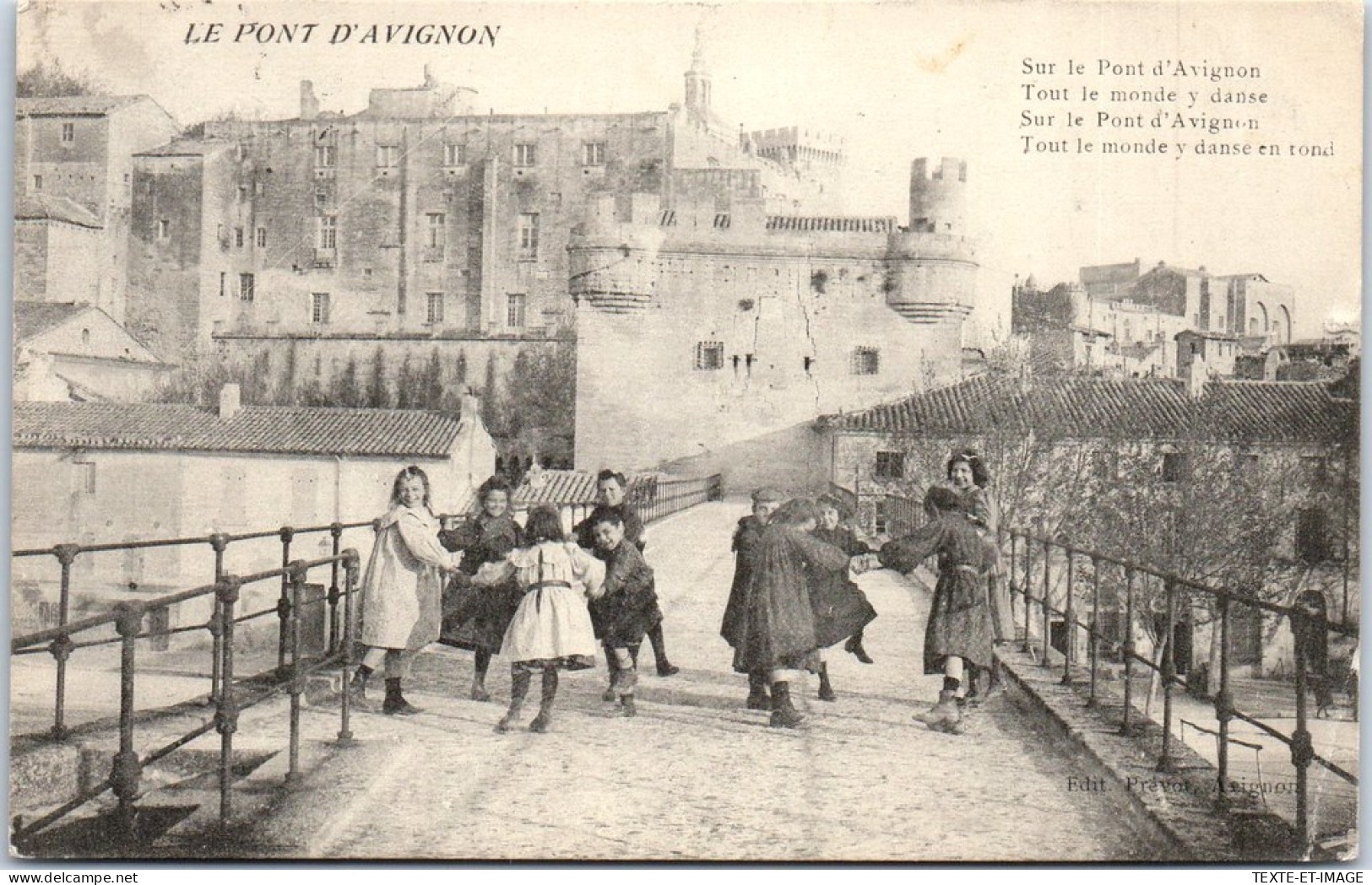 84 AVIGNON - Enfant Dansant Sur Le Pont  - Avignon