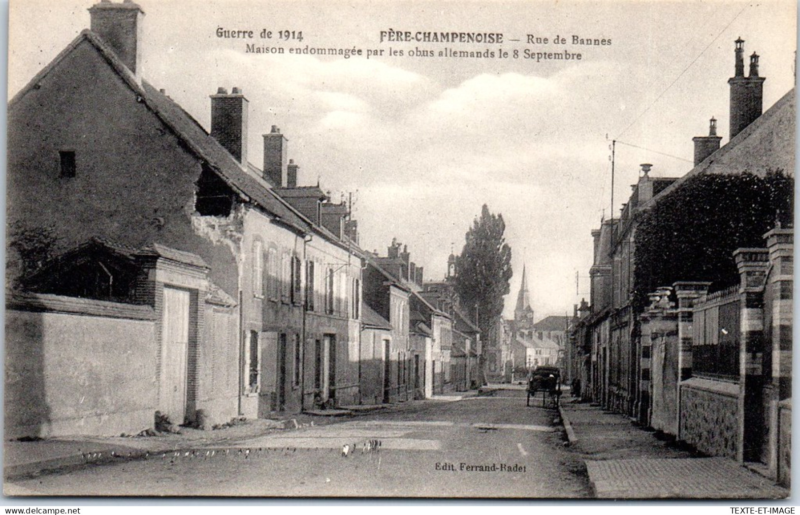 51 FERE CHAMPENOISE - Rue De Bannes. - Fère-Champenoise