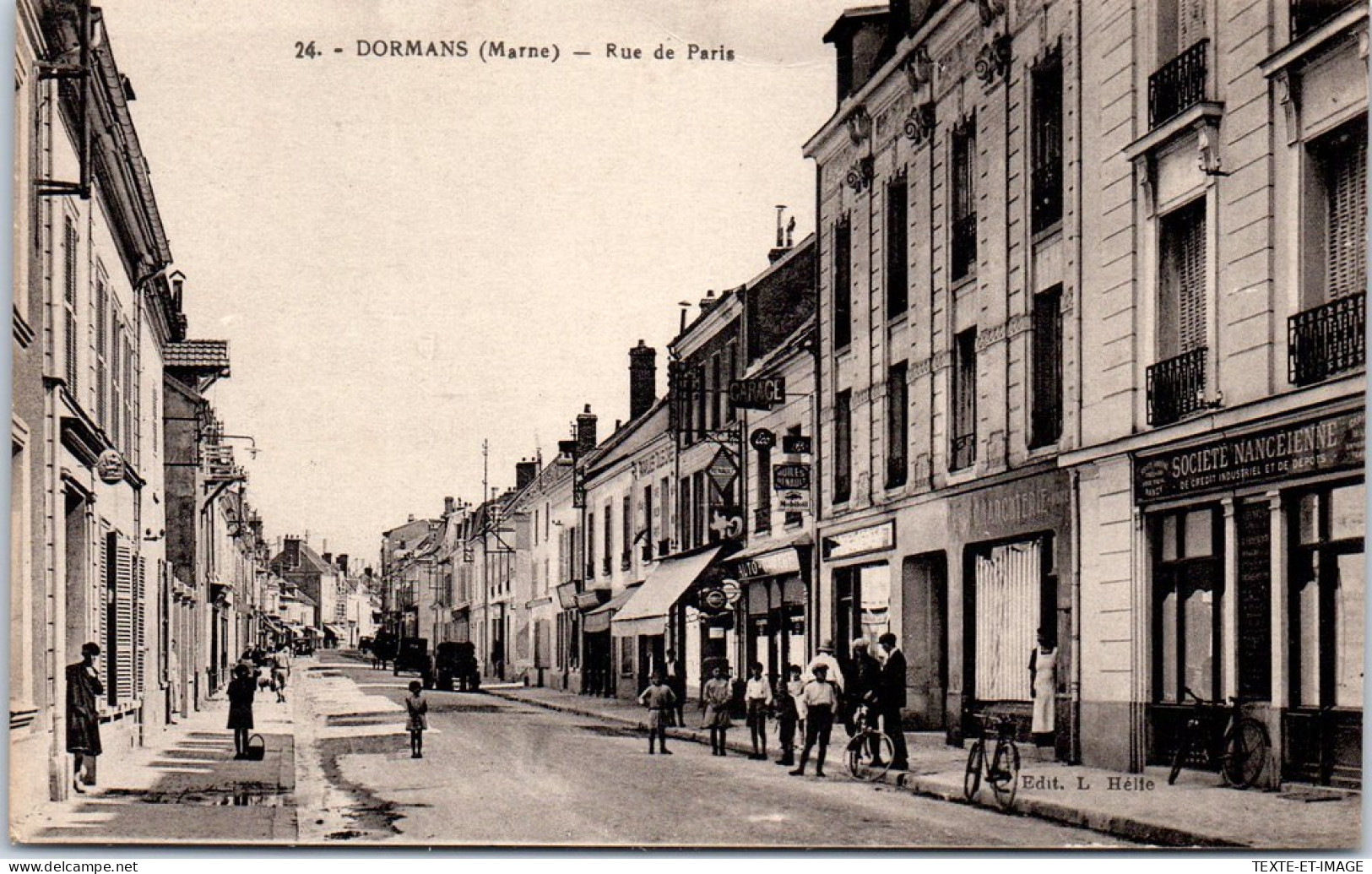 51 DORMANS - La Rue De Paris. - Dormans