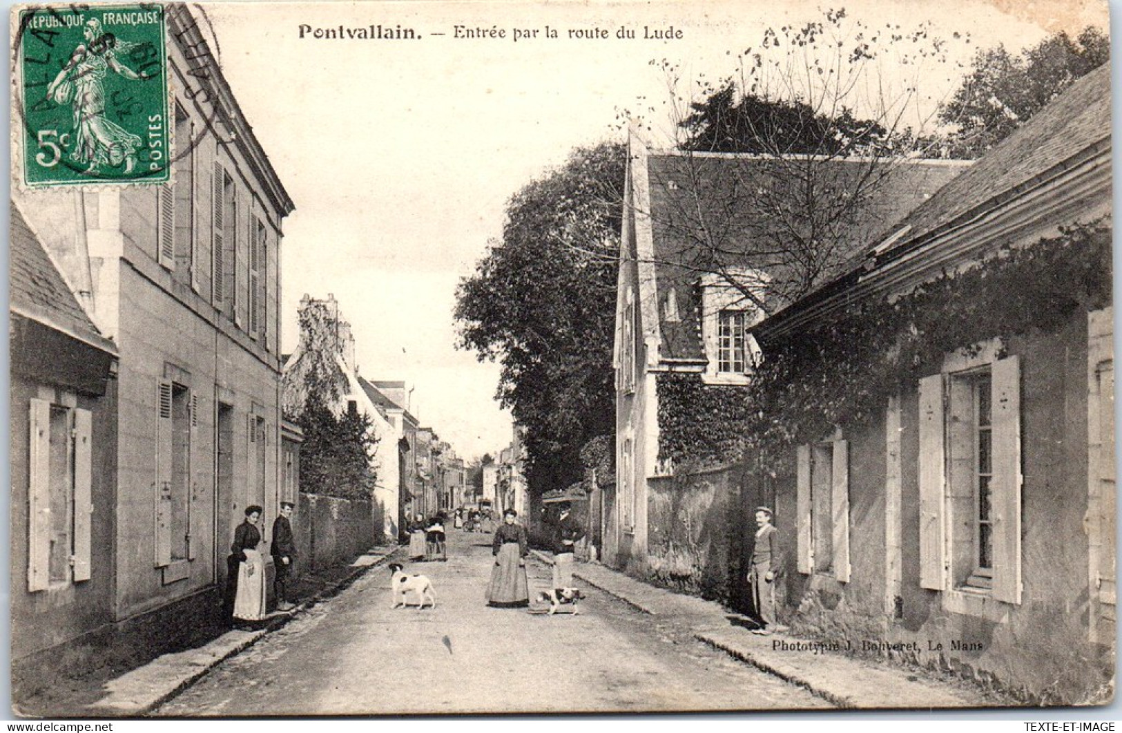 72 PONTVALLAIN - Entre Par La Route Du Lude - Pontvallain