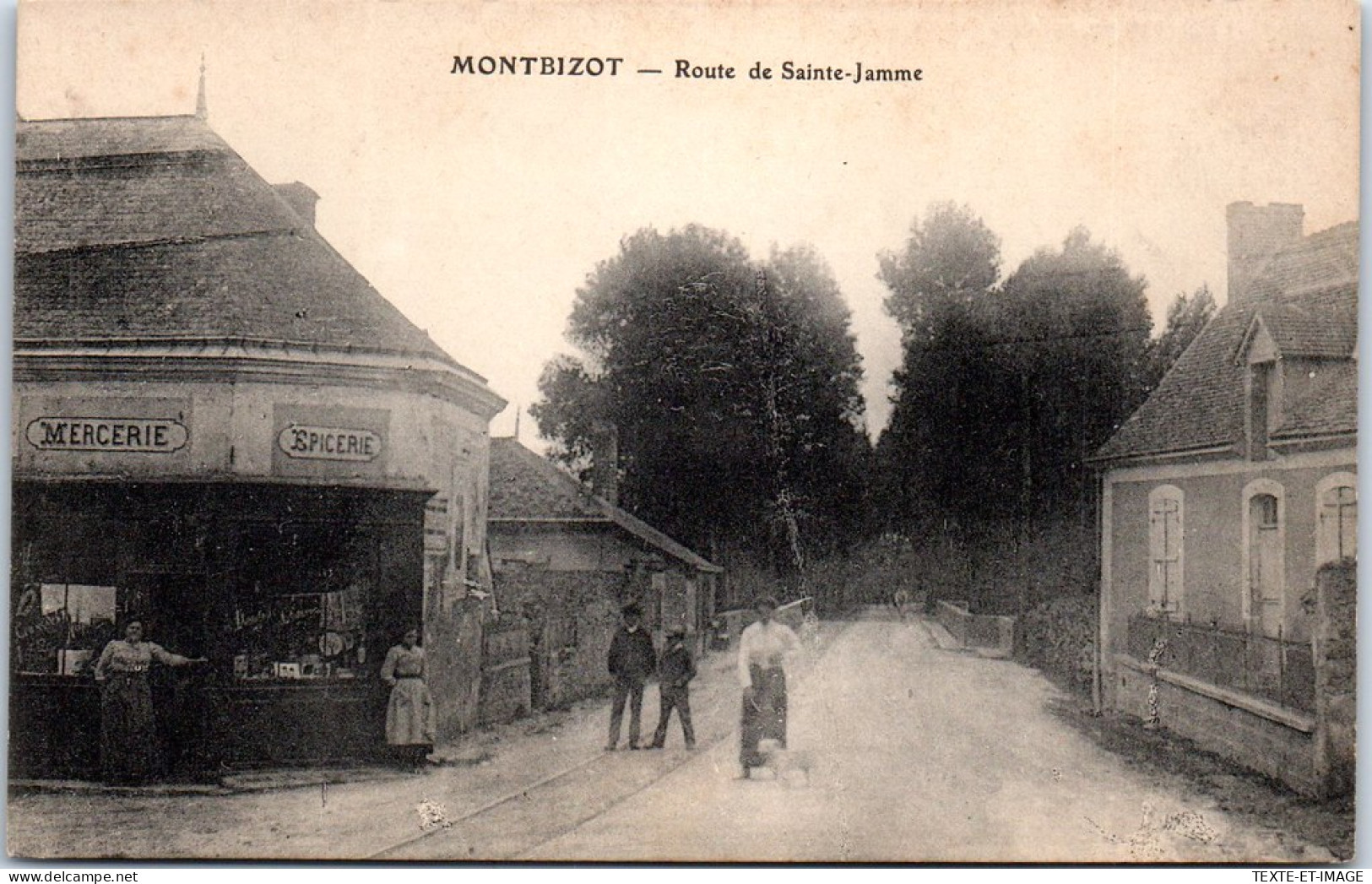 72 MONTBIZOT - La Route De Sainte Jamme  - Sonstige & Ohne Zuordnung