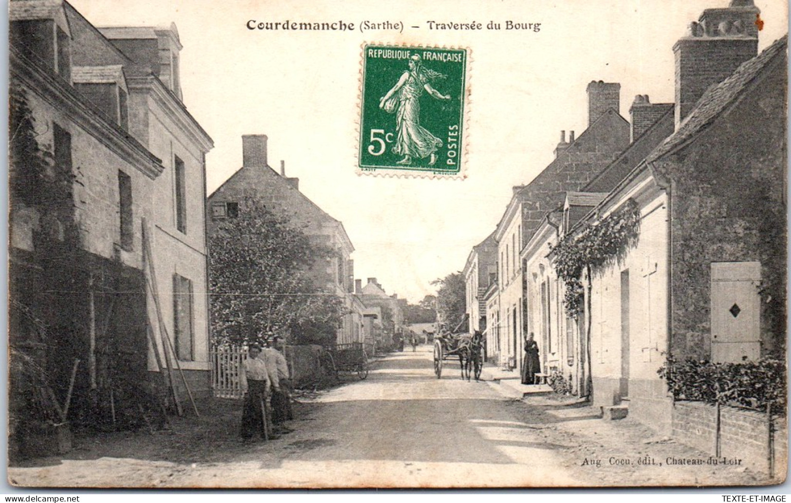 72 COURDEMANCHE - Traversee Du Bourg. - Other & Unclassified